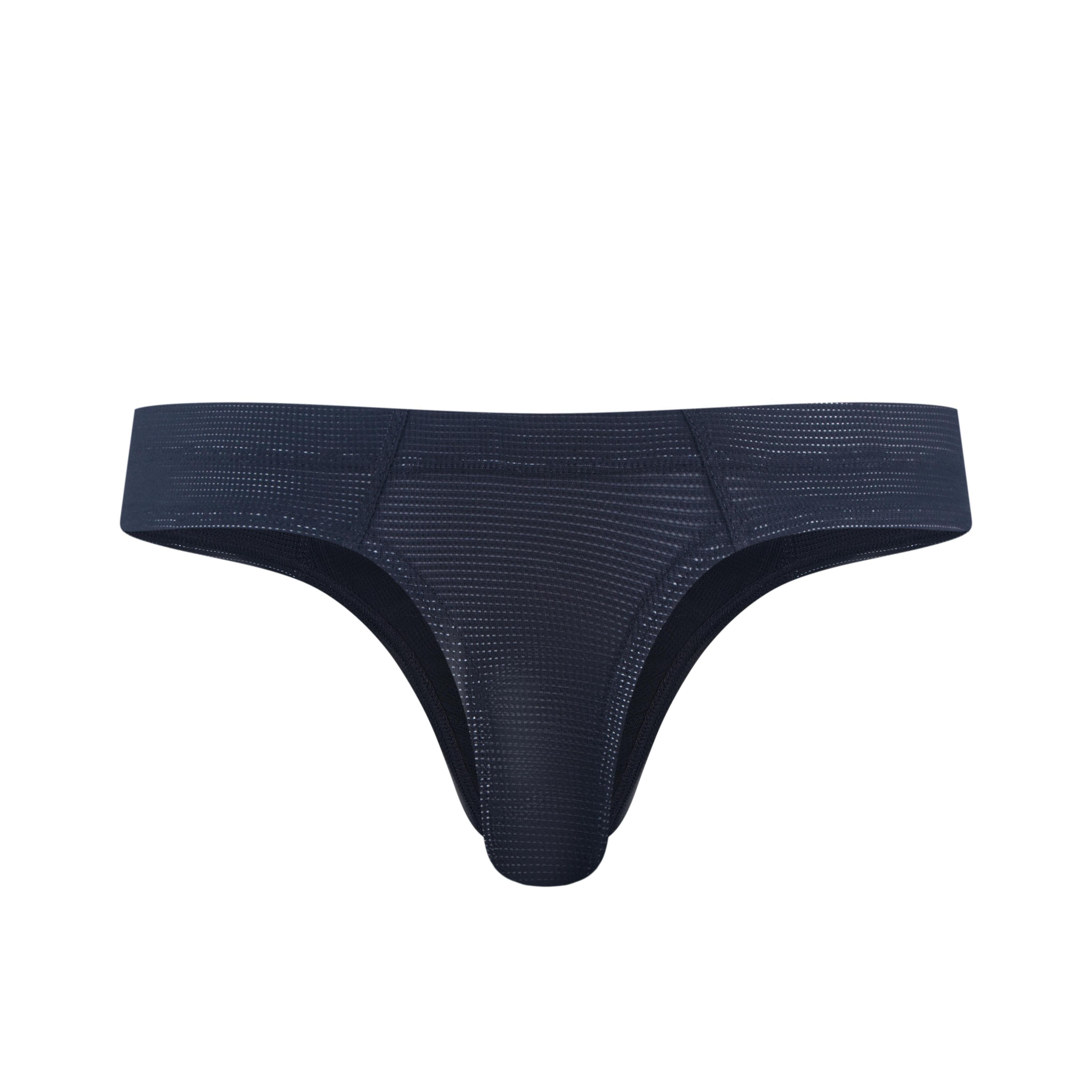 Men's Jockmail JM296 - Monochromatic Mesh Thong - JOCKMAIL