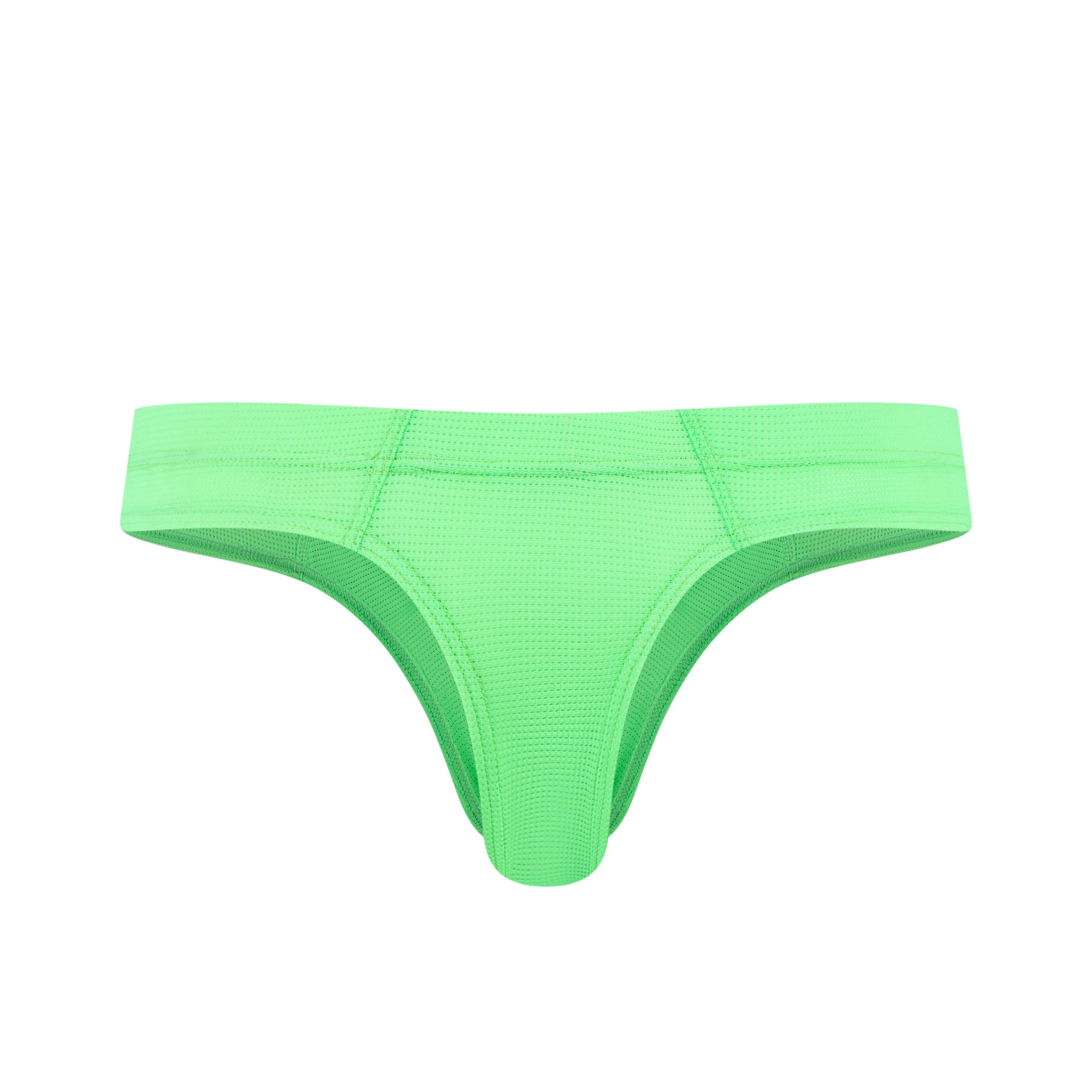 Men's Jockmail JM296 - Monochromatic Mesh Thong - JOCKMAIL