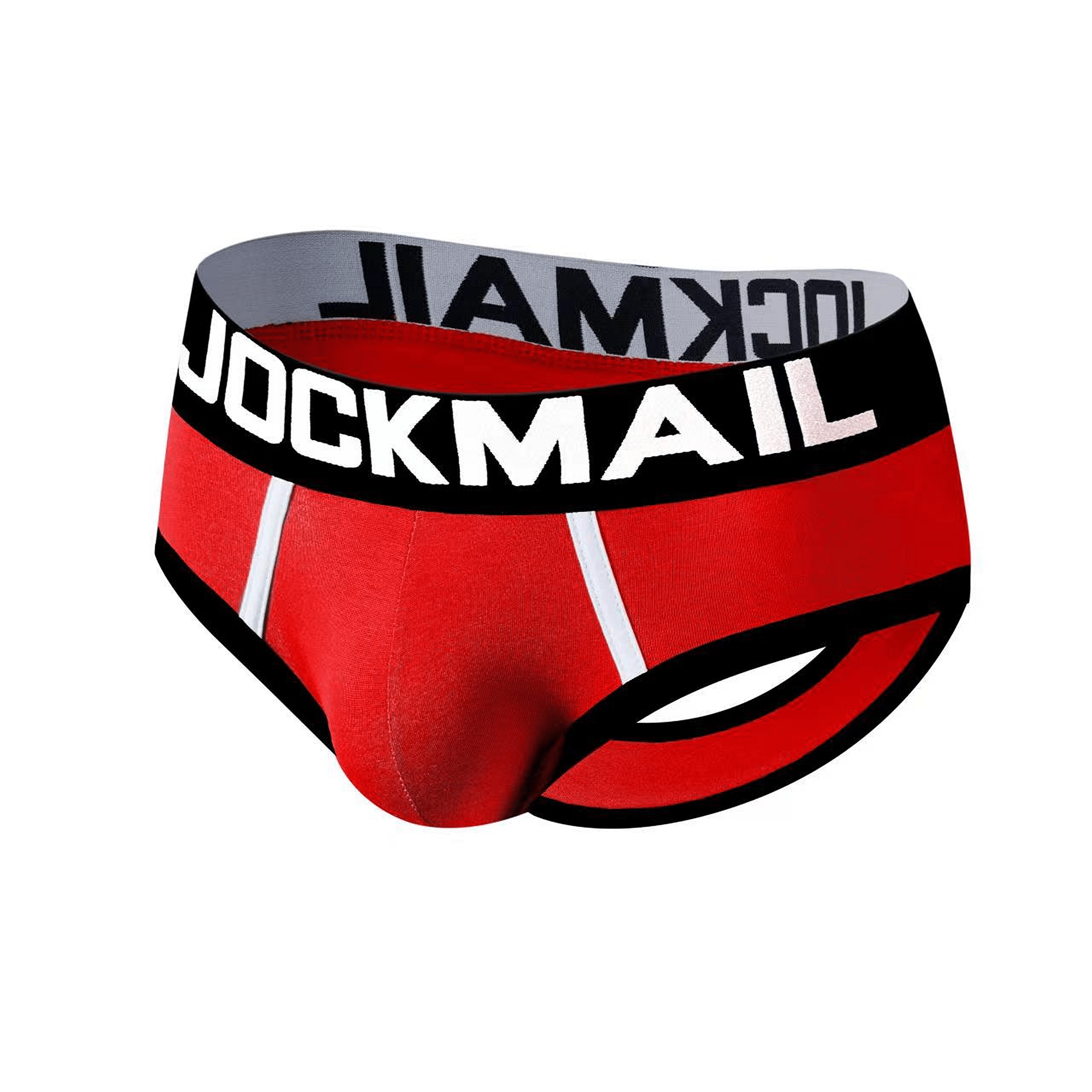 Men's JOCKMAIL JM312 - Backless Two-Tone Brief - JOCKMAIL