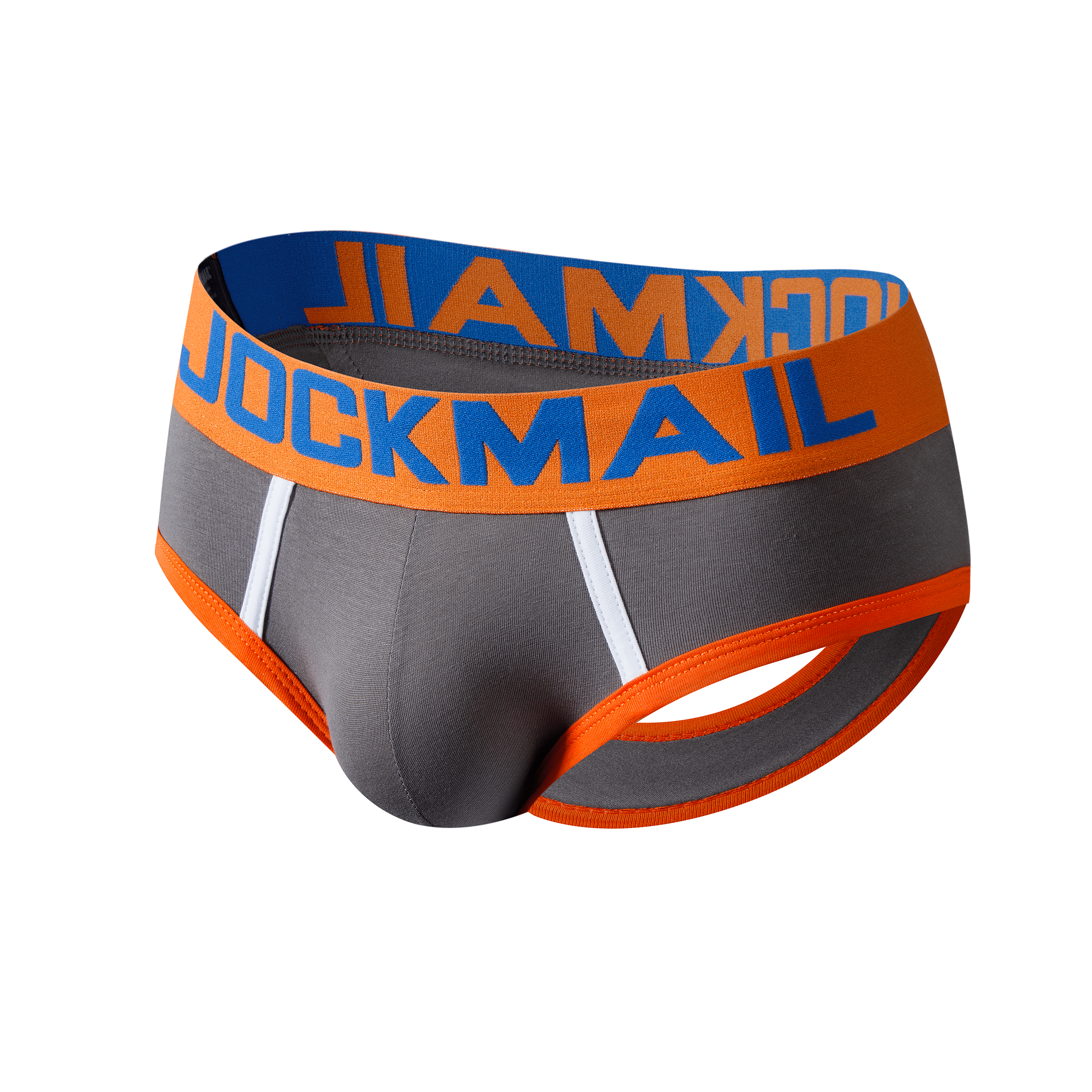 Men's JOCKMAIL JM312 - Backless Two-Tone Brief - JOCKMAIL