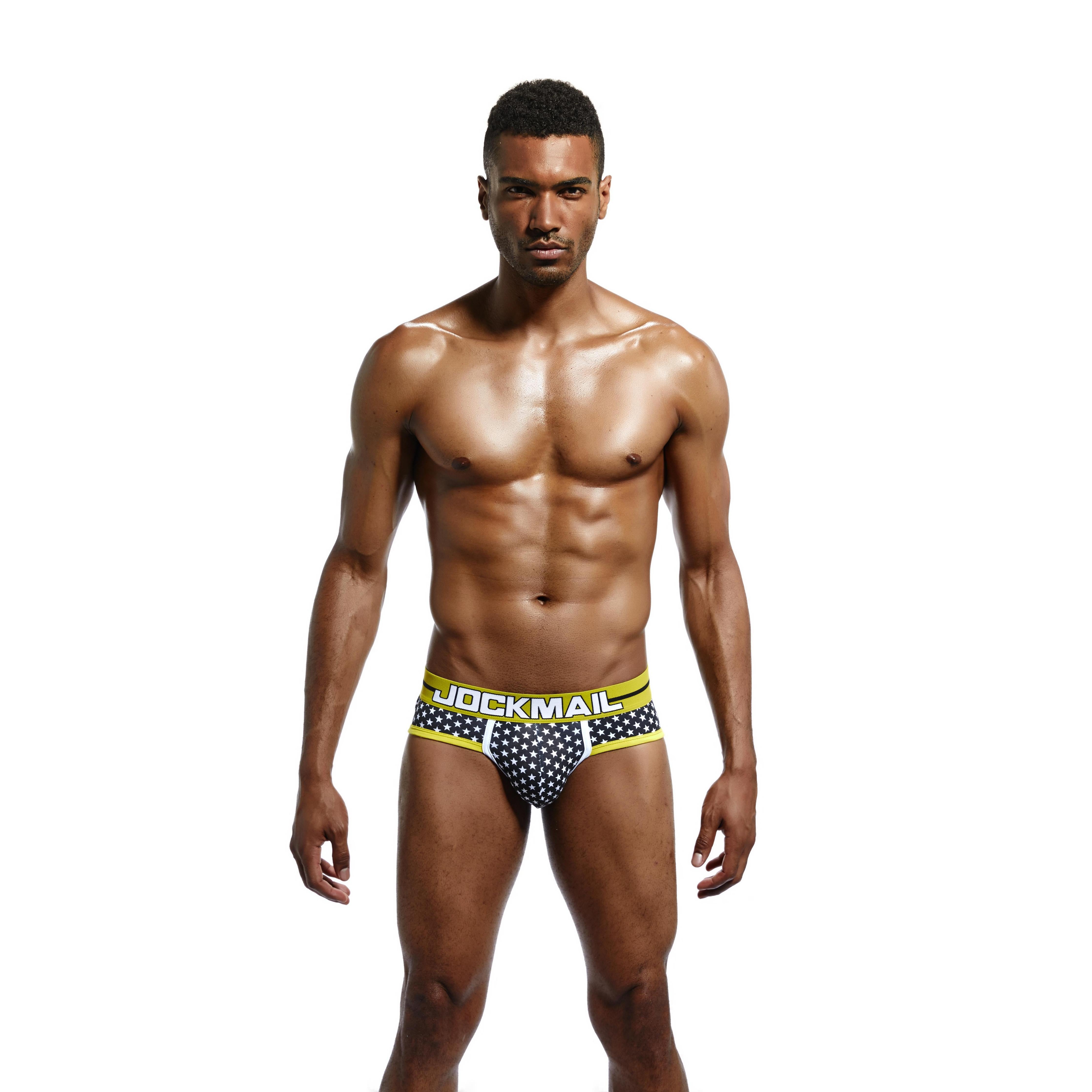 Men's JOCKMAIL JM315 - Aqua - Black - JOCKMAIL