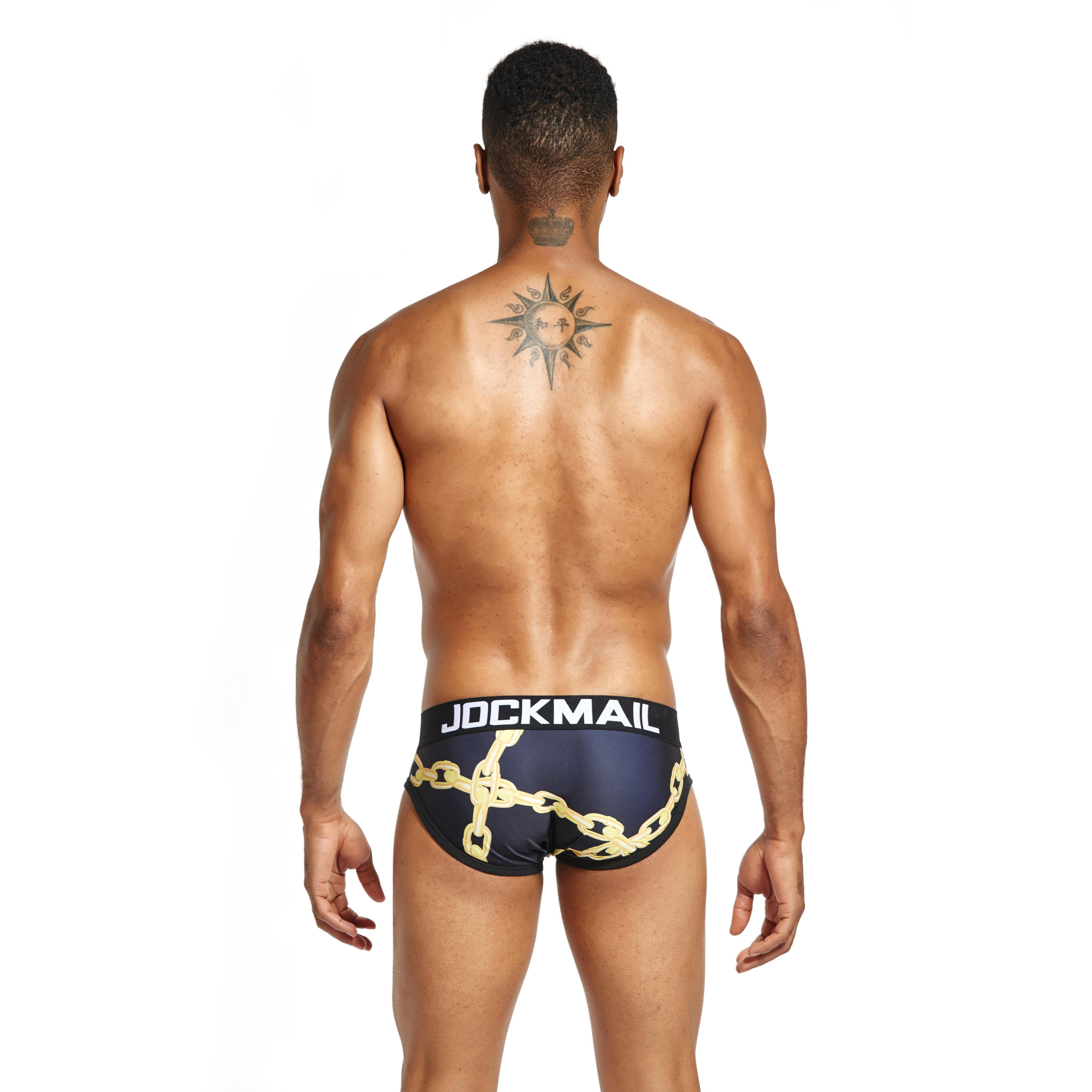 Men's JOCKMAIL JM328 Brief - Black - JOCKMAIL