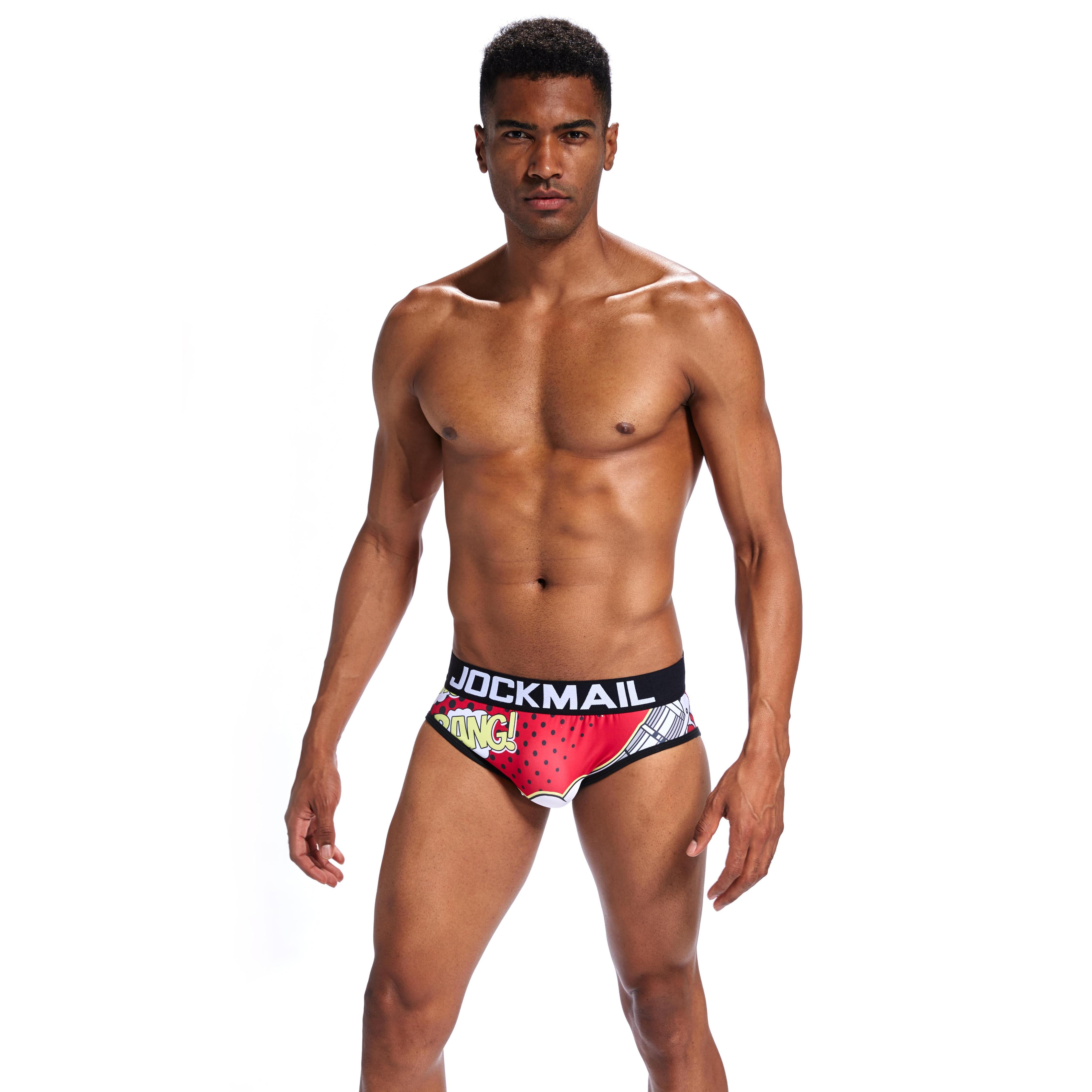 Men's JOCKMAIL JM336 Brief - Red - JOCKMAIL