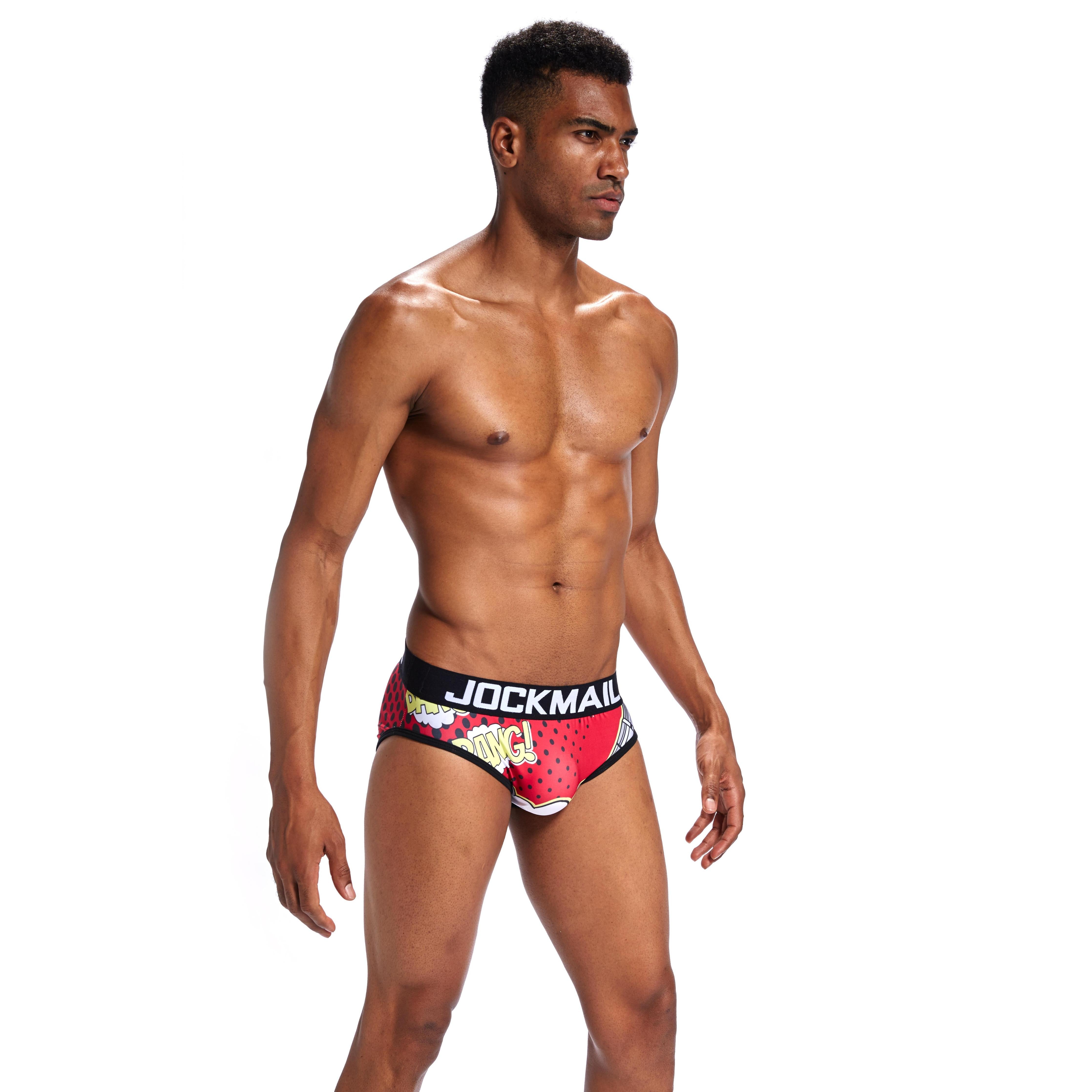 Men's JOCKMAIL JM336 Brief - Red - JOCKMAIL