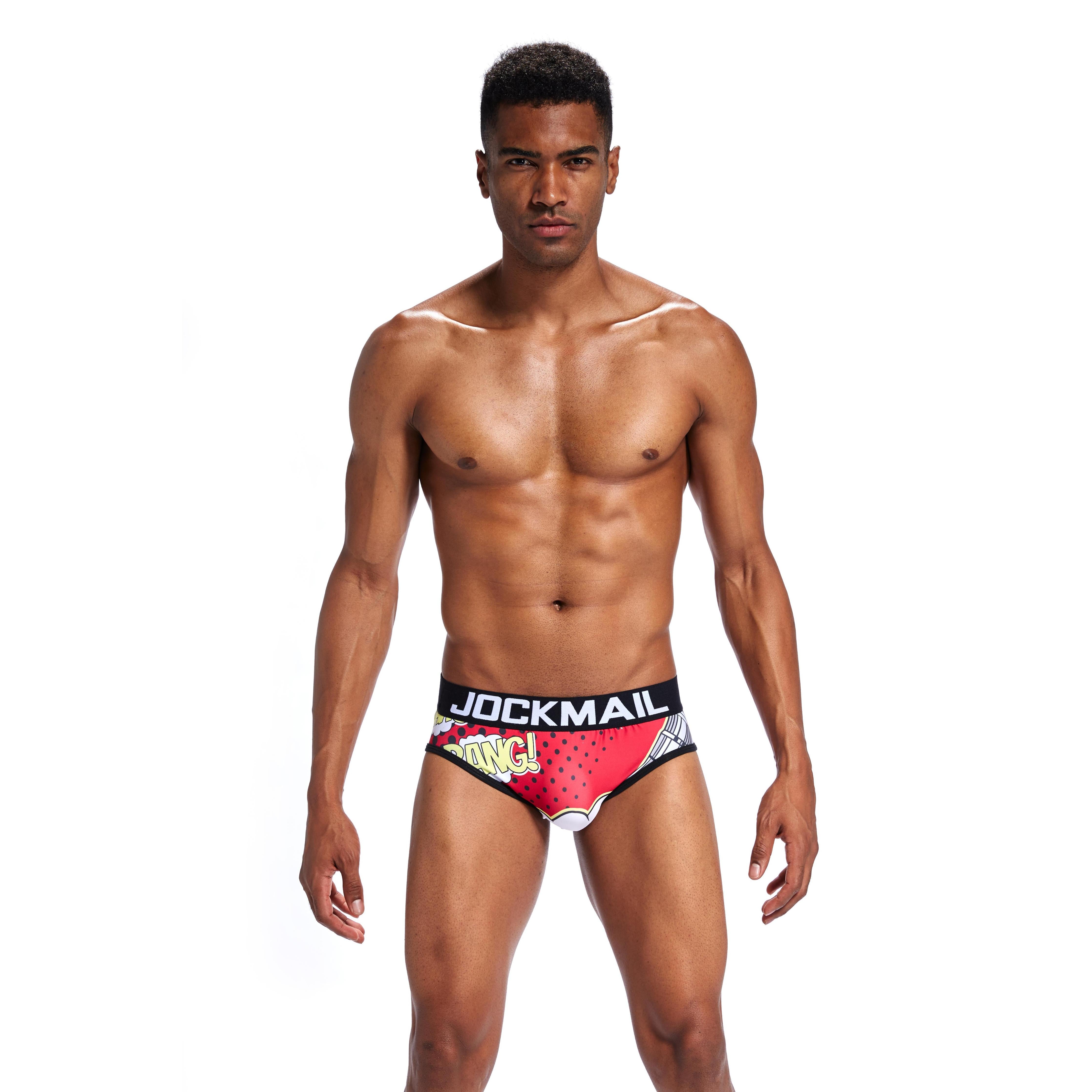 Men's JOCKMAIL JM336 Brief - Red - JOCKMAIL