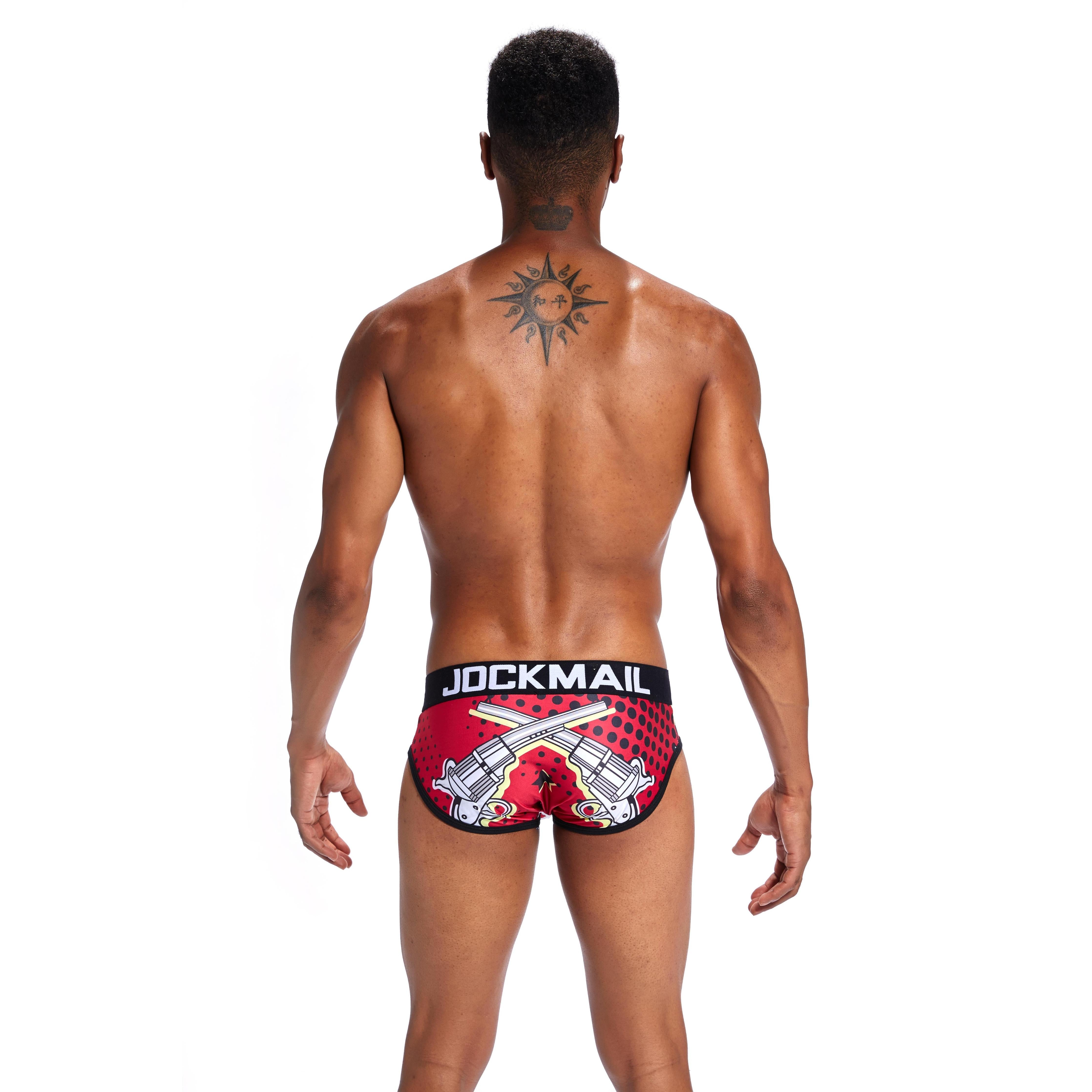 Men's JOCKMAIL JM336 Brief - Red - JOCKMAIL