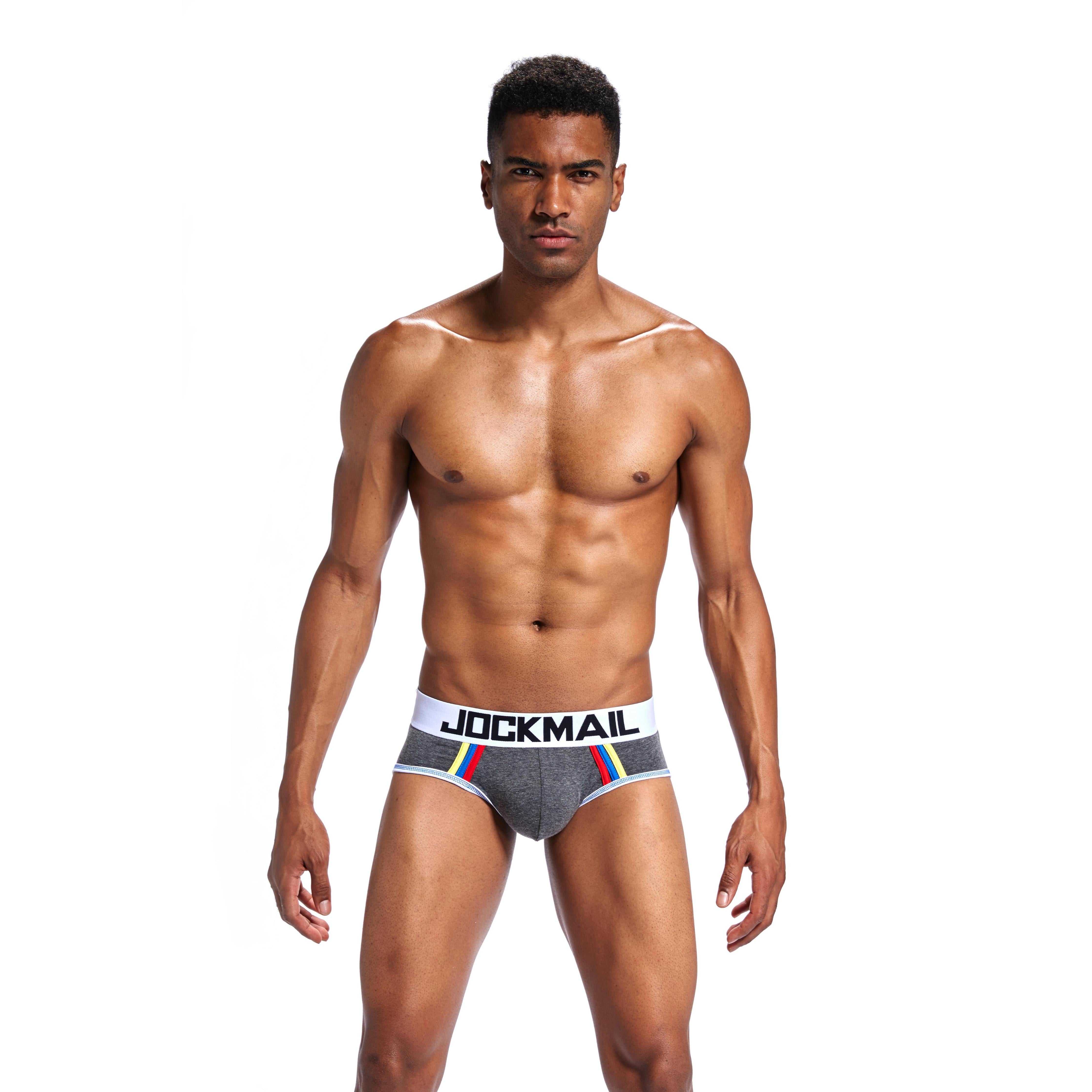 Men's JOCKMAIL JM337 - Tri-Tone Brief - JOCKMAIL