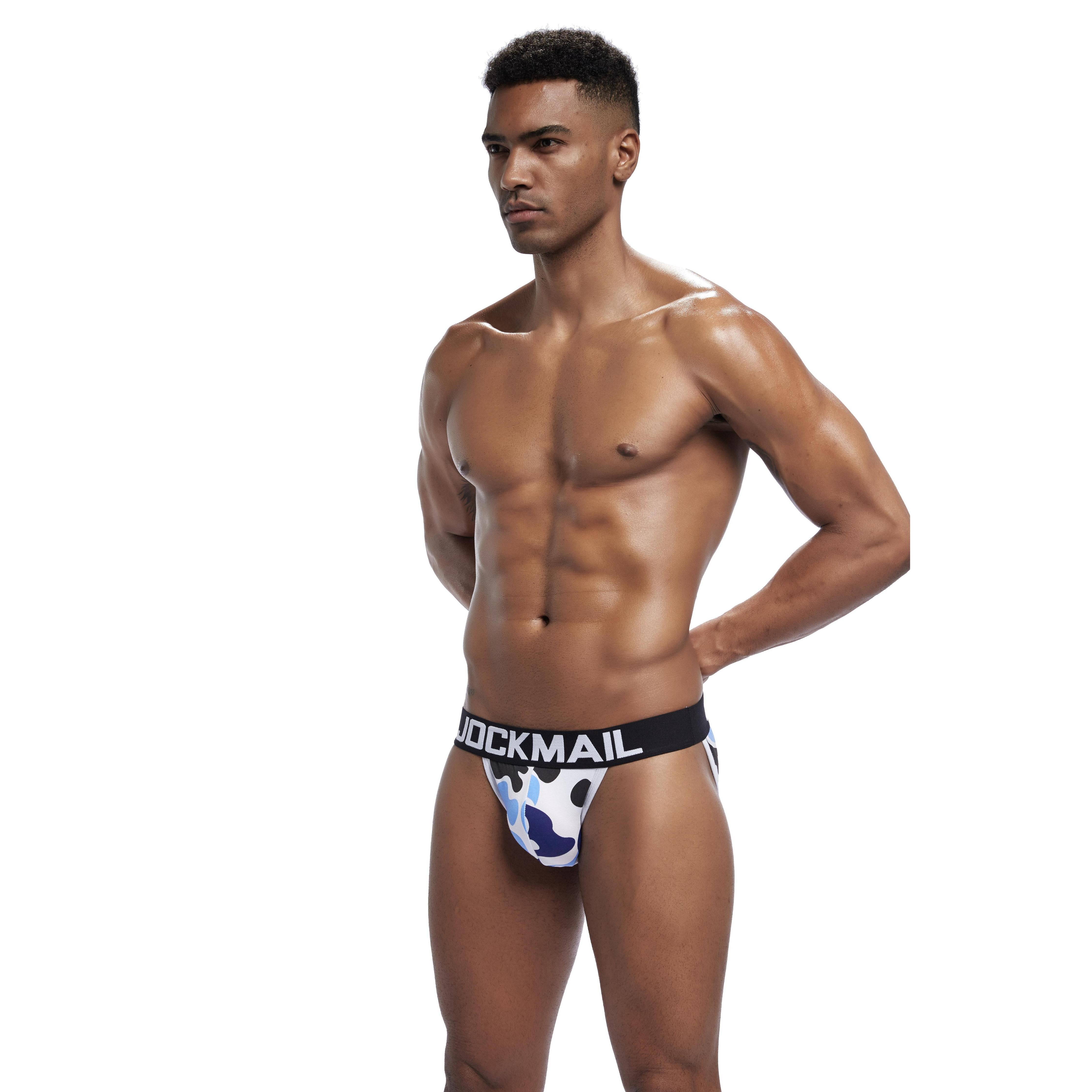 Men's JOCKMAIL JM348 Brief - Blue - Green - Grey - JOCKMAIL