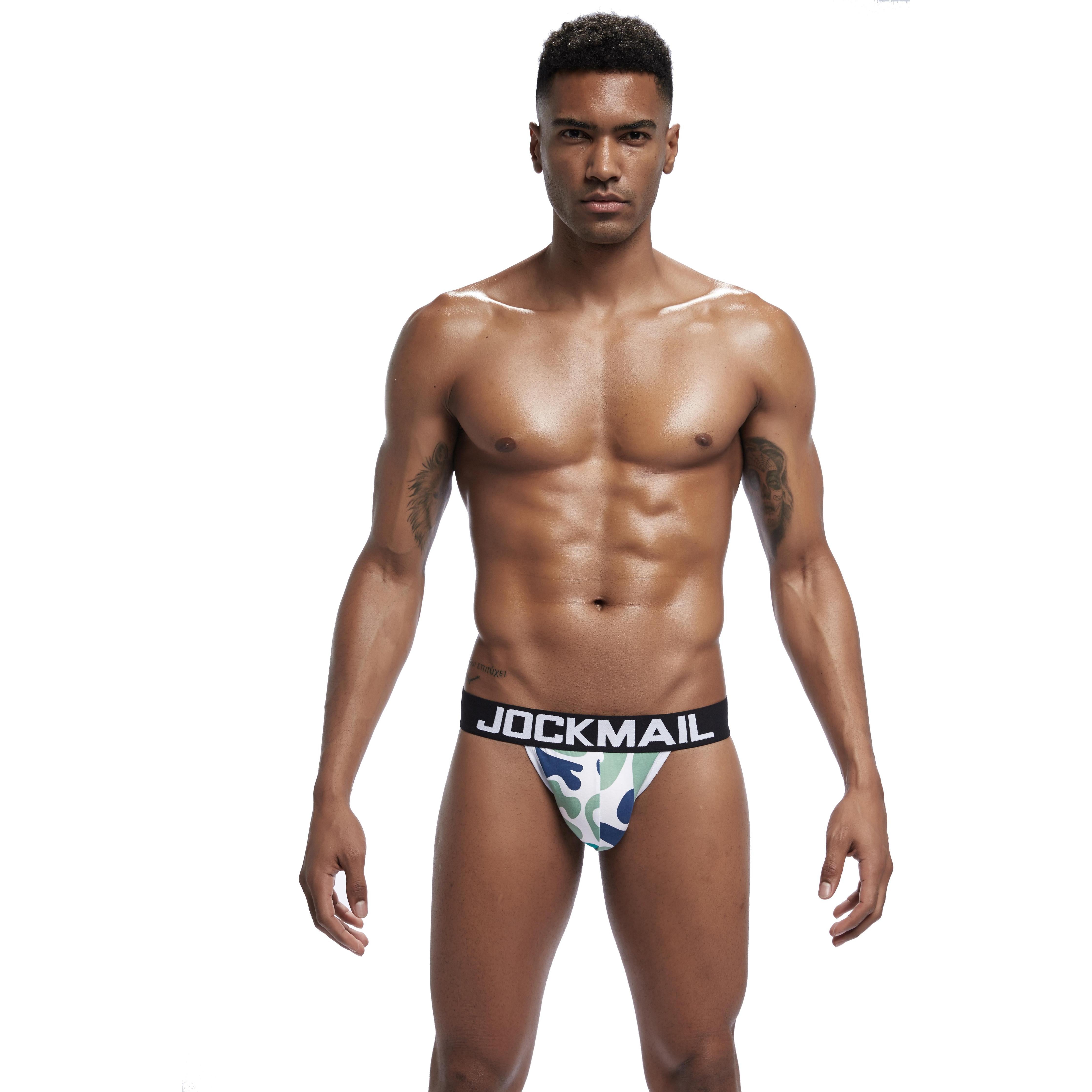 Men's JOCKMAIL JM348 Brief - Blue - Green - Grey - JOCKMAIL