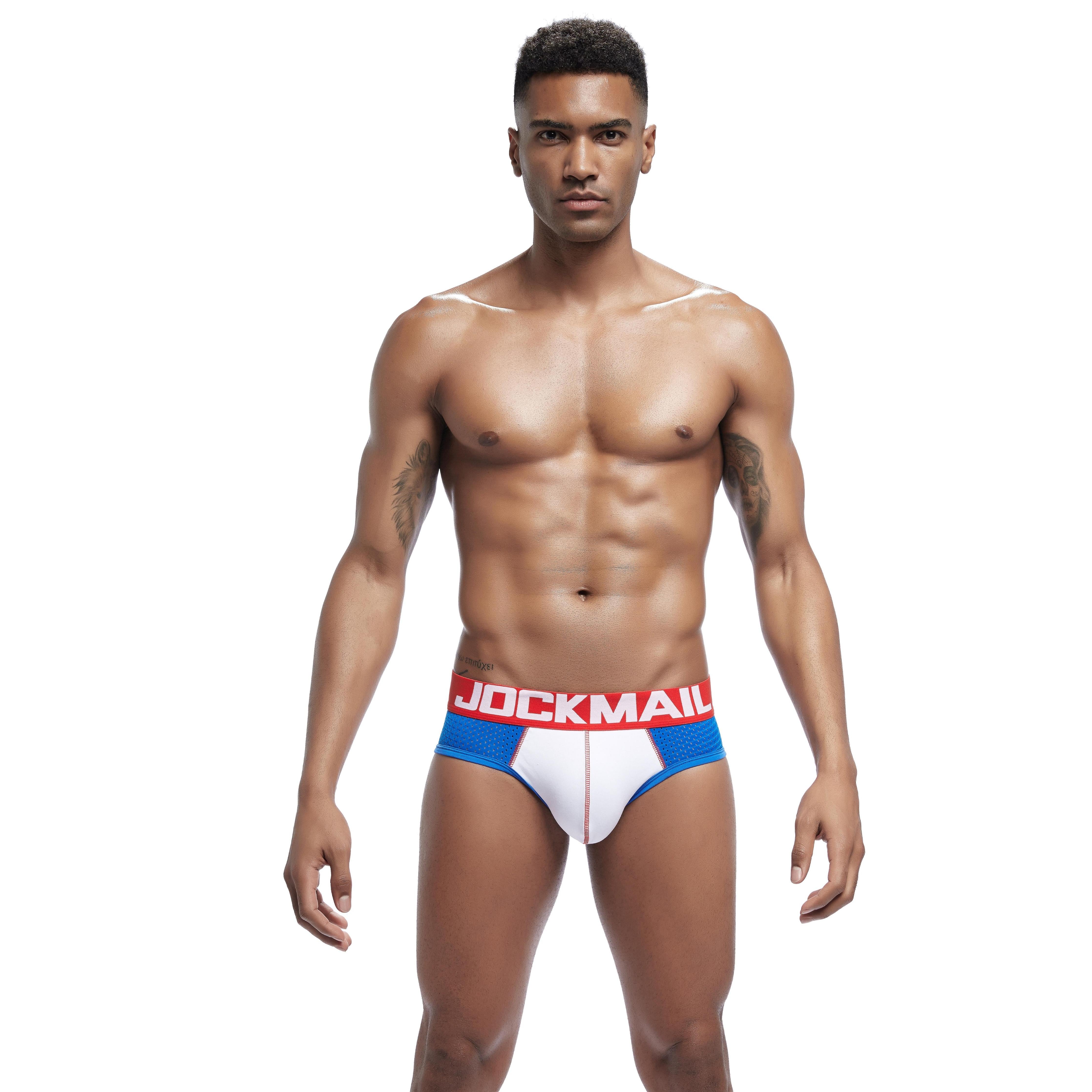 Men's JOCKMAIL JM351 - Multimesh Brief - JOCKMAIL