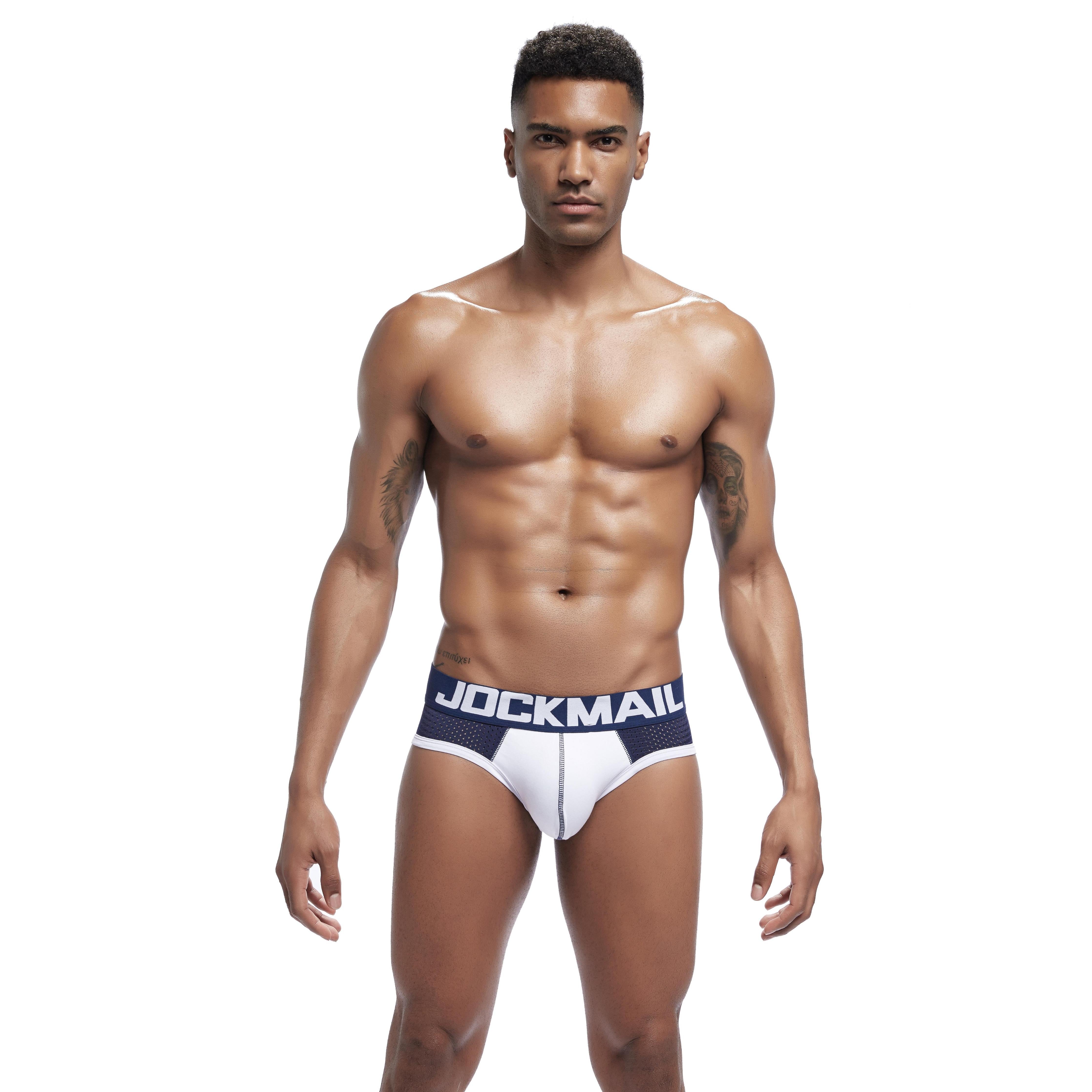 Men's JOCKMAIL JM351 - Multimesh Brief - JOCKMAIL