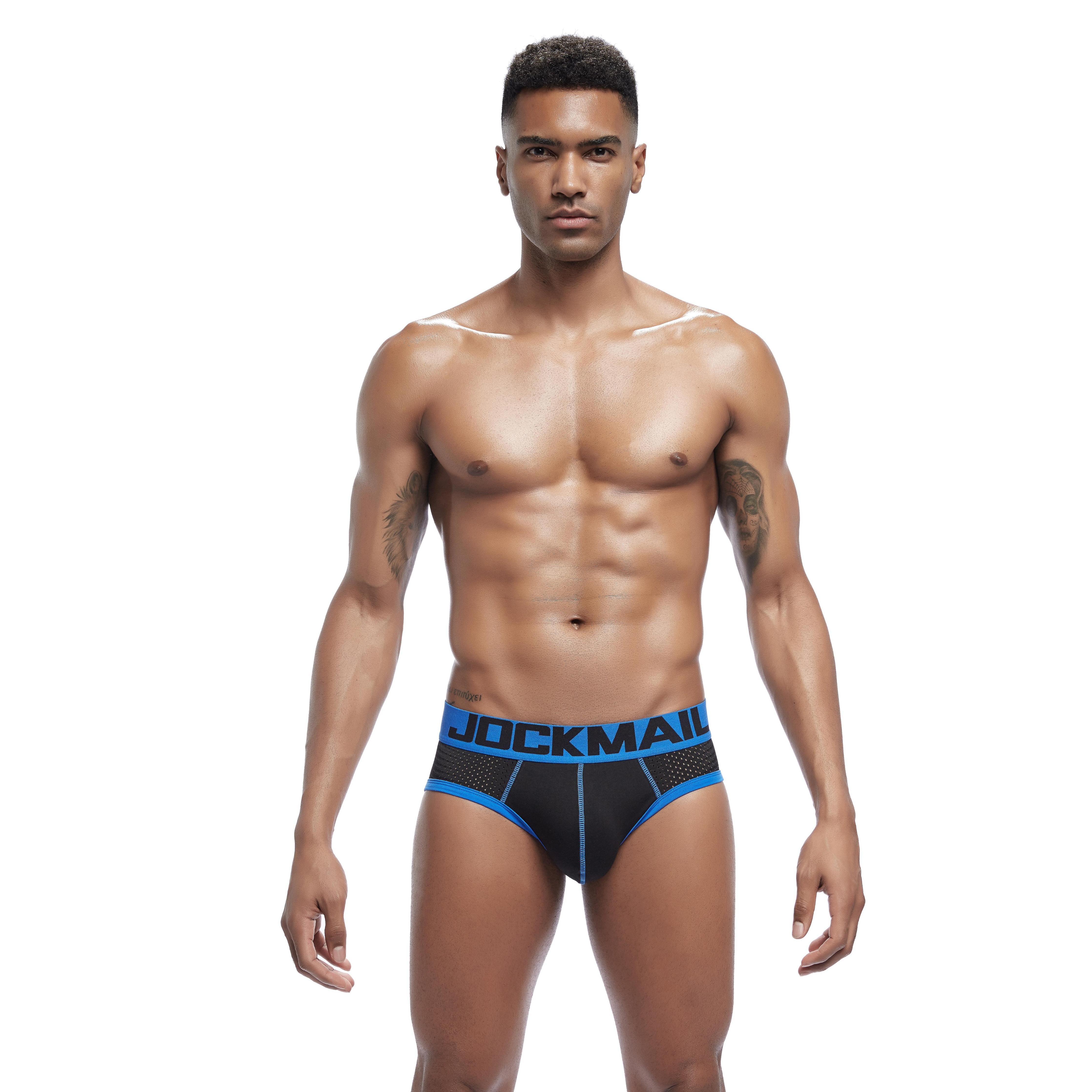 Men's JOCKMAIL JM351 - Multimesh Brief - JOCKMAIL