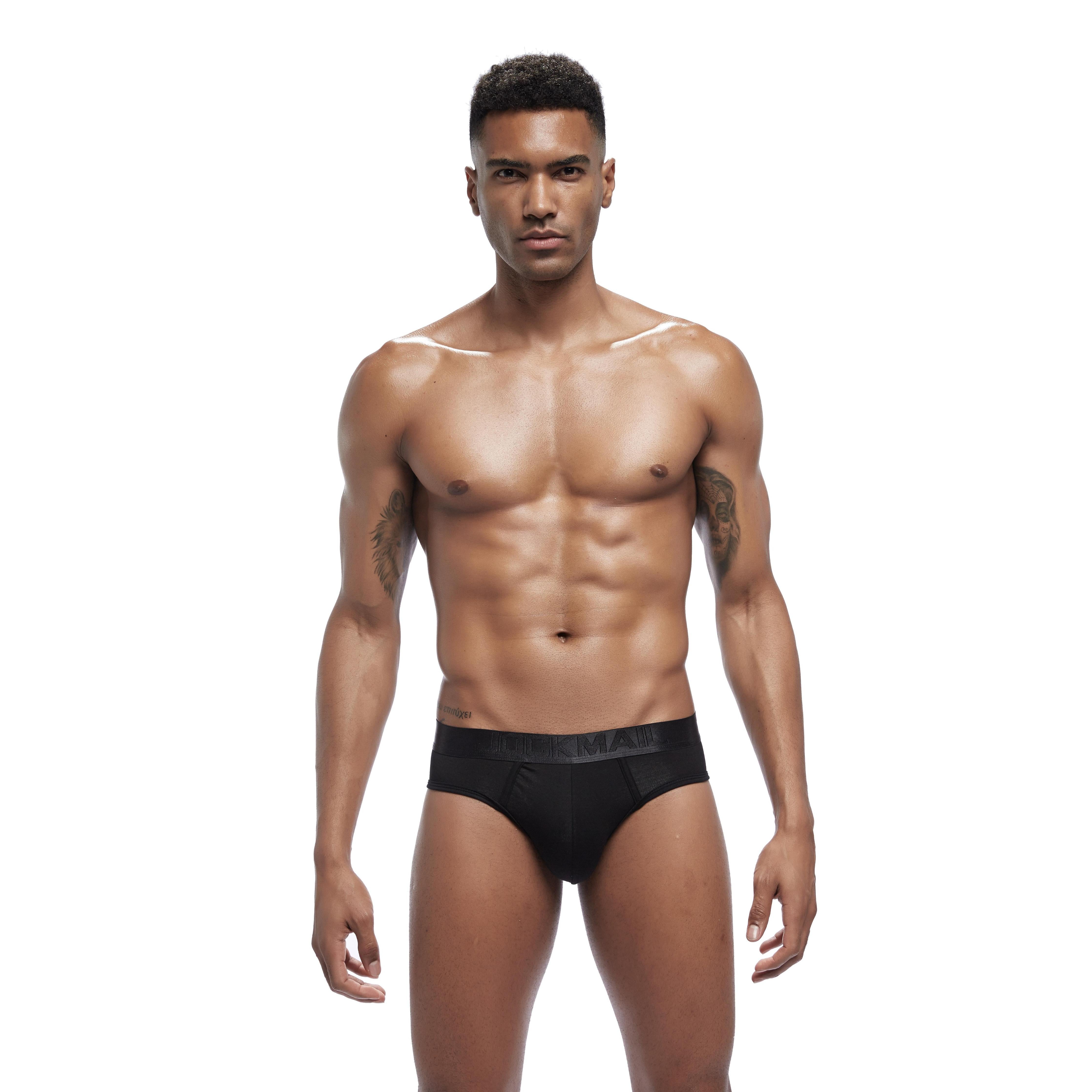 Men's JOCKMAIL JM358 - Classic Monochromatic Brief - JOCKMAIL