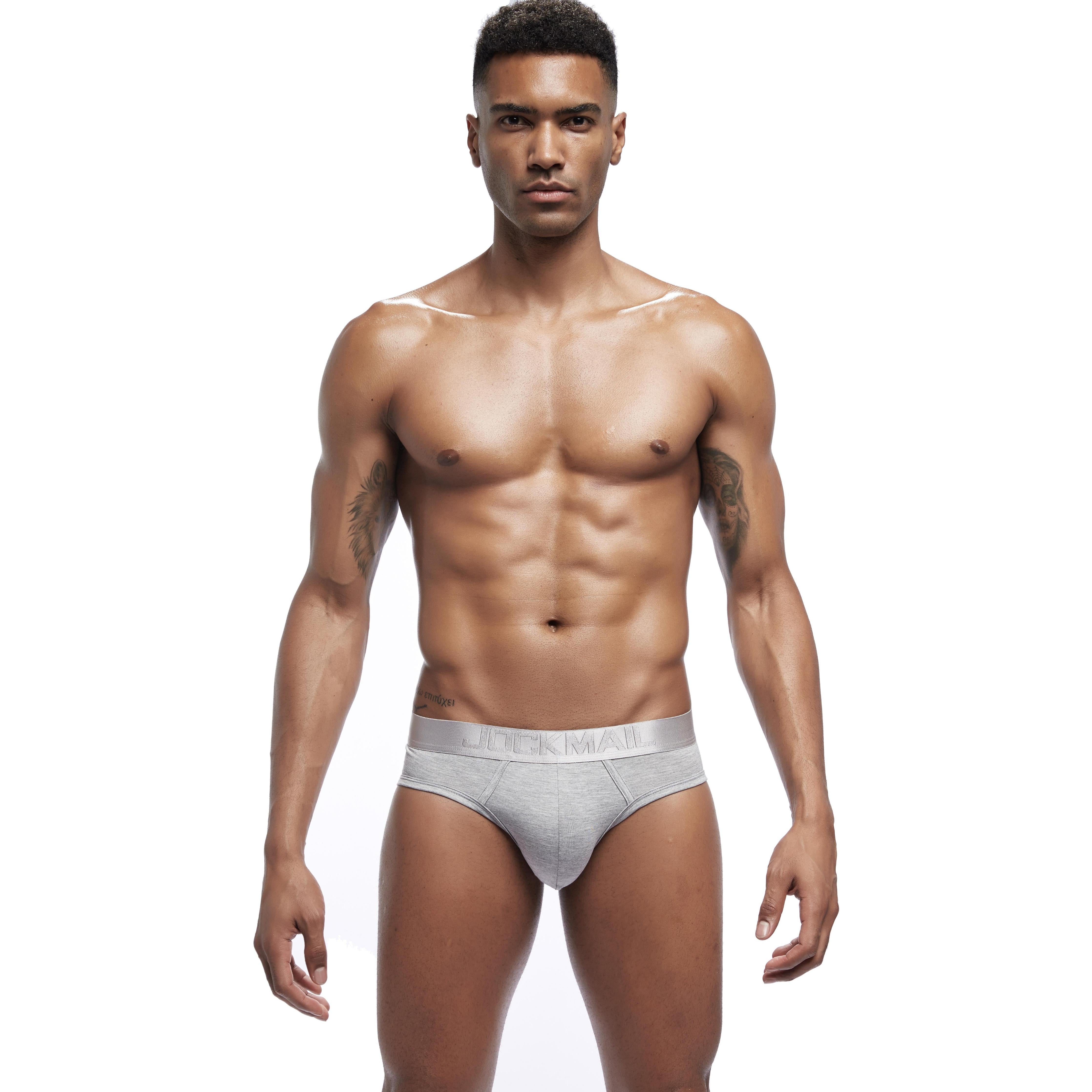 Men's JOCKMAIL JM358 - Classic Monochromatic Brief - JOCKMAIL