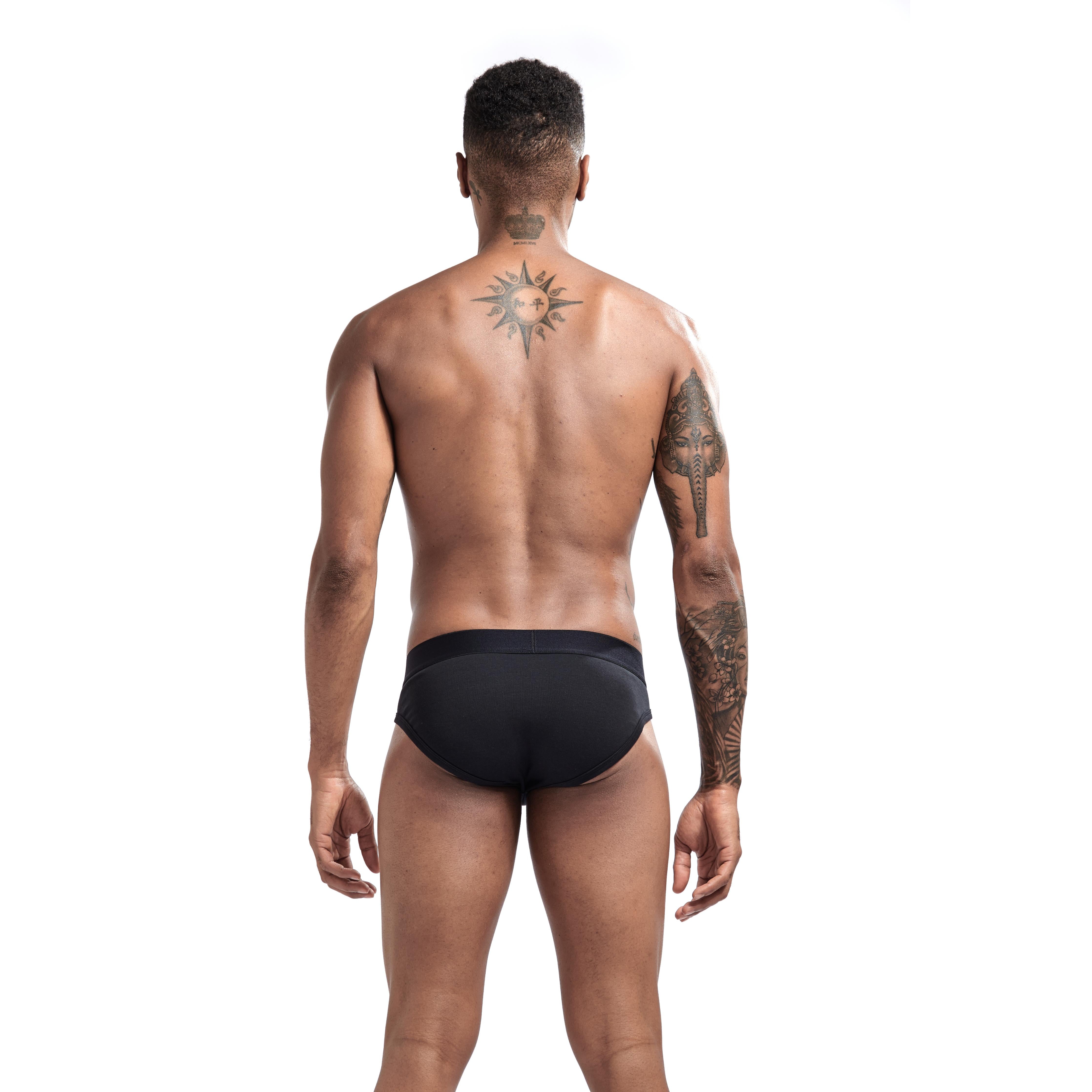 Men's JOCKMAIL JM360 Brief - Black - Grey - White - JOCKMAIL