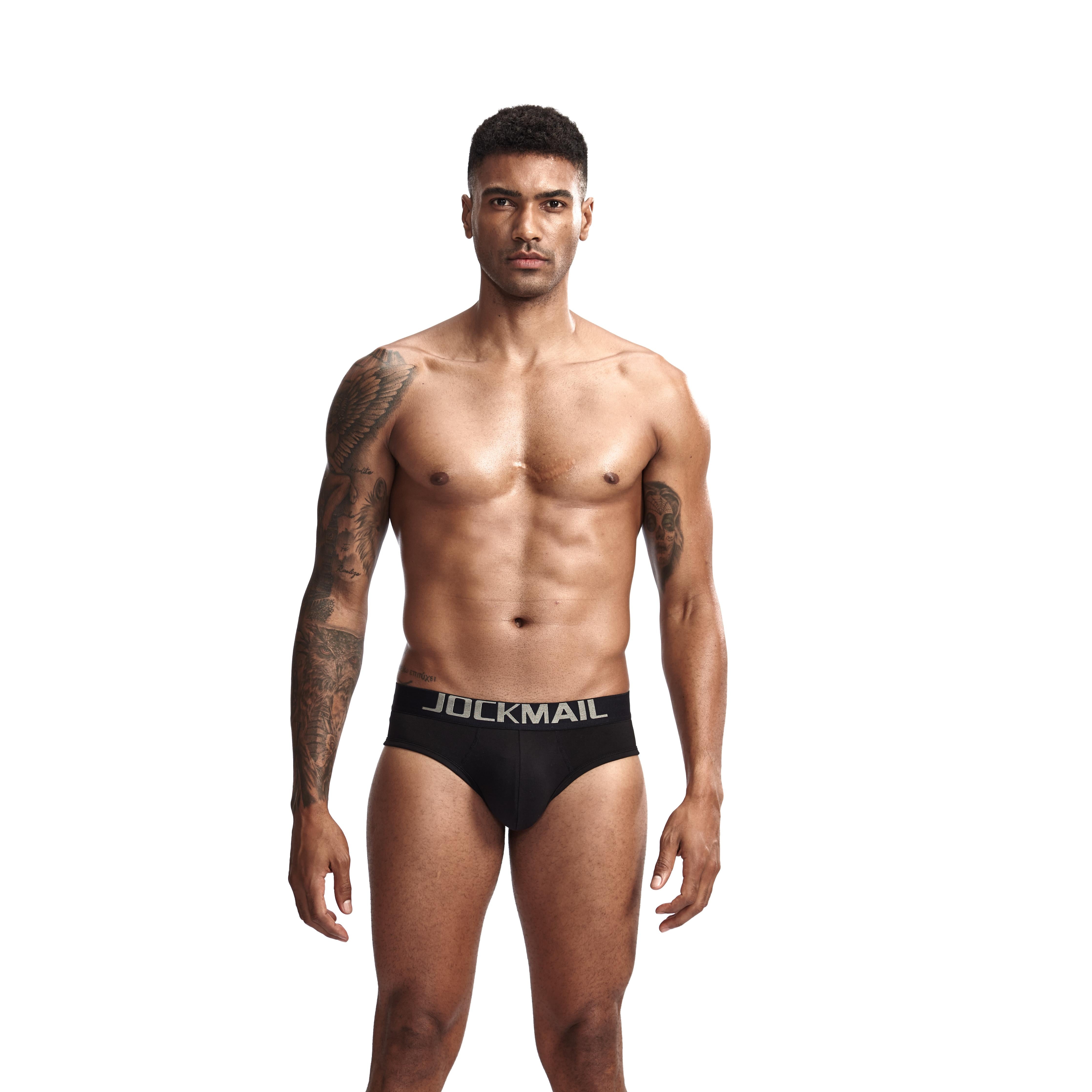 Men's JOCKMAIL JM363 Brief - Black - JOCKMAIL