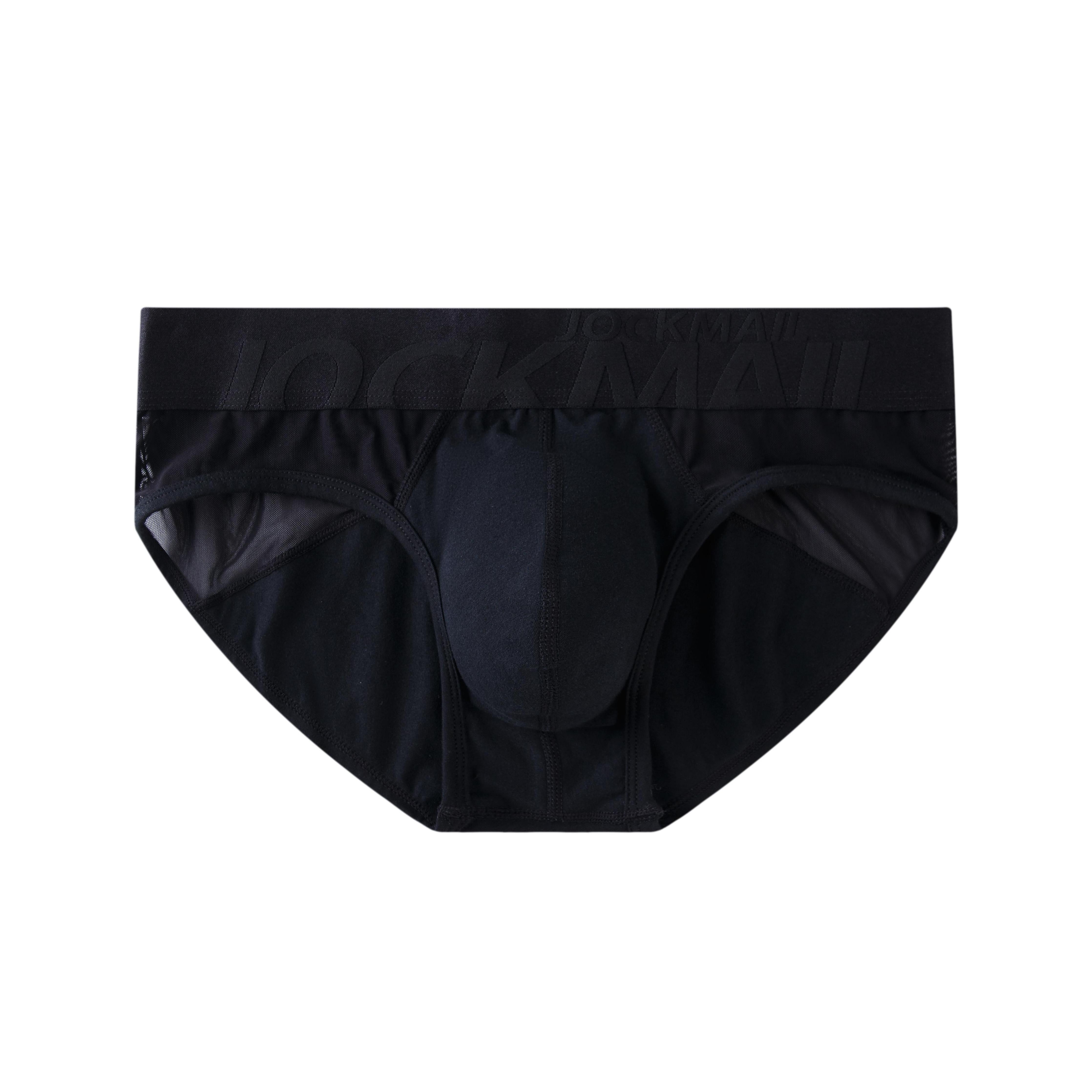 Men's JOCKMAIL JM375 - See-Through Monochromatic Jockstrap - JOCKMAIL