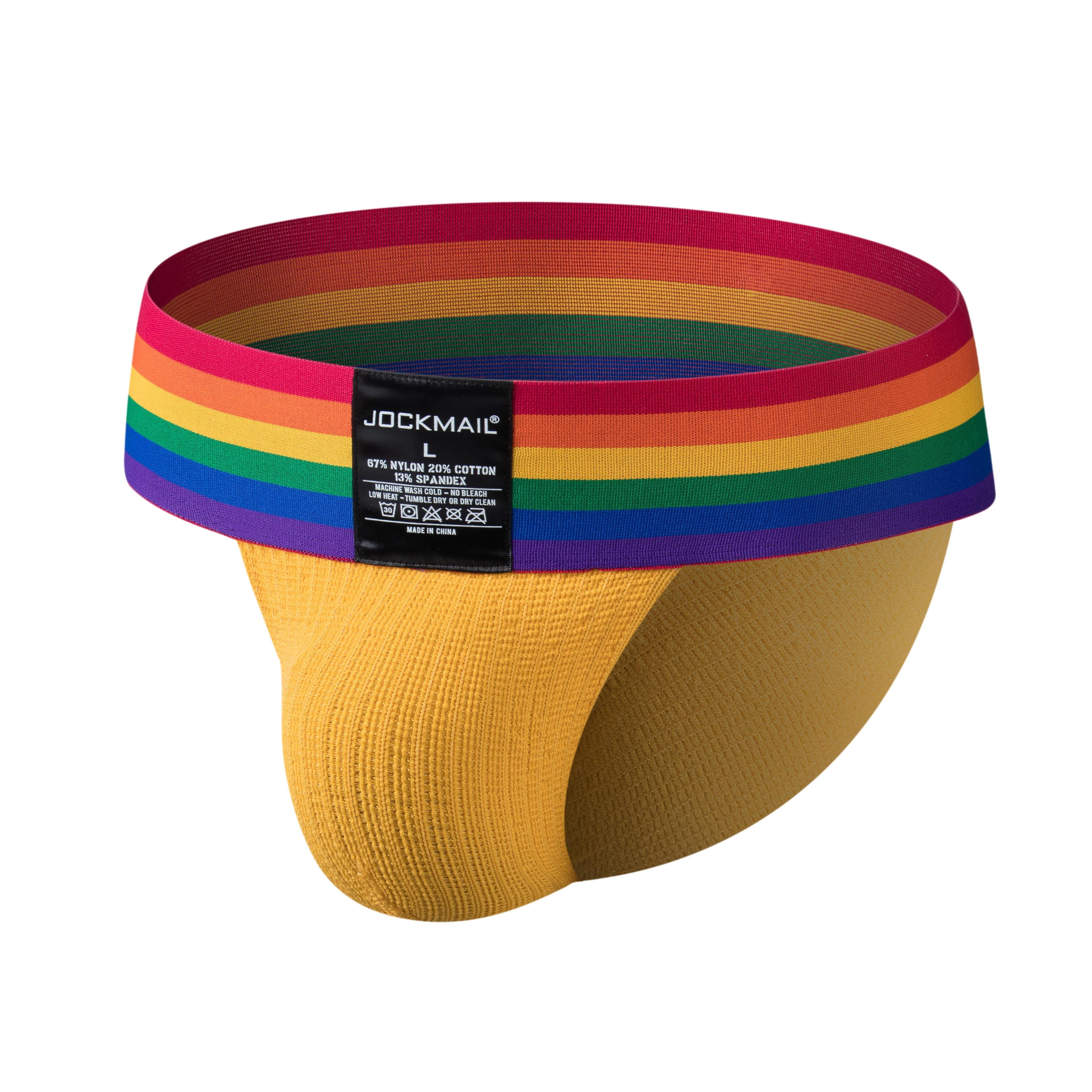 Men's JOCKMAIL JM380 - Old School Pride Brief - JOCKMAIL