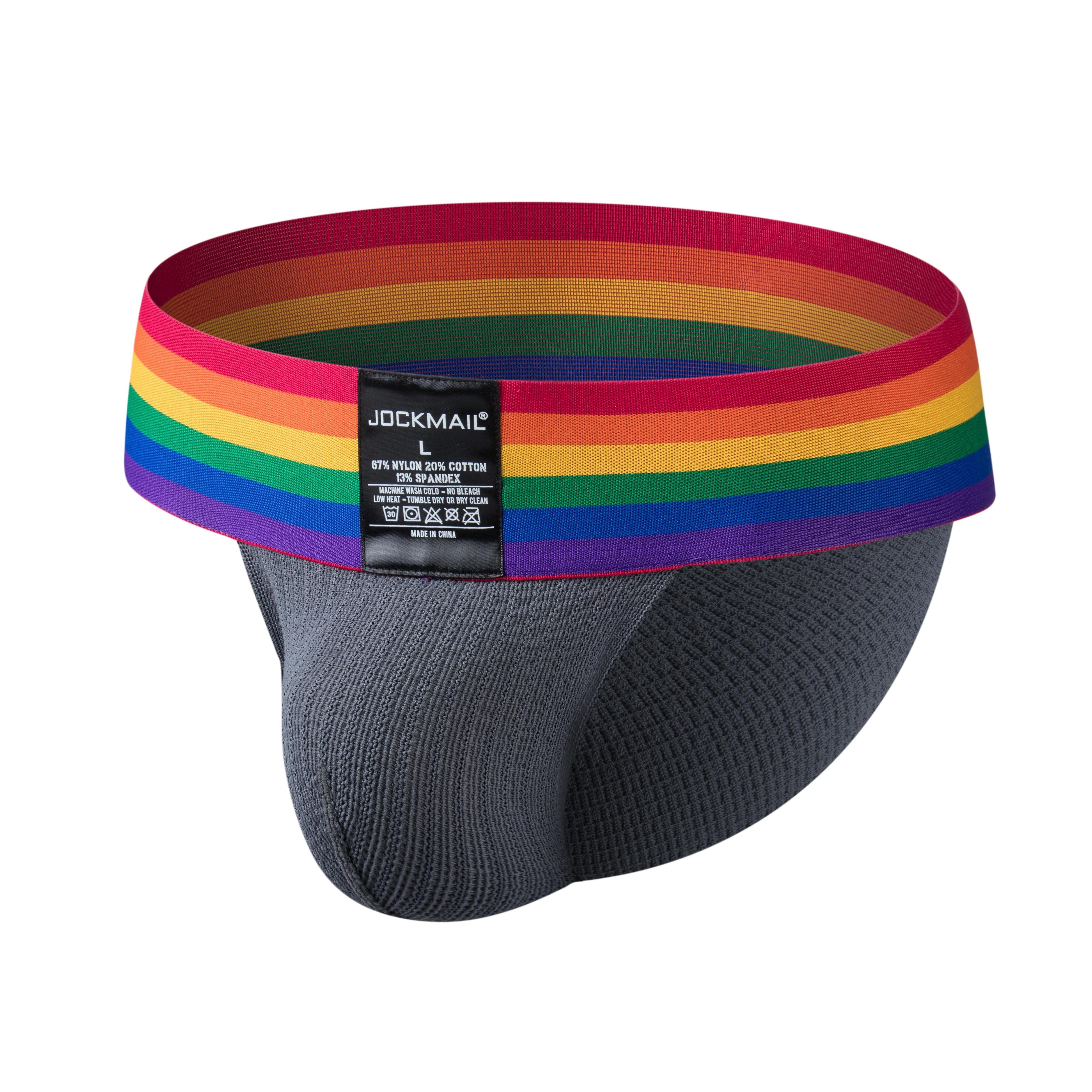 Men's JOCKMAIL JM380 - Old School Pride Brief - JOCKMAIL