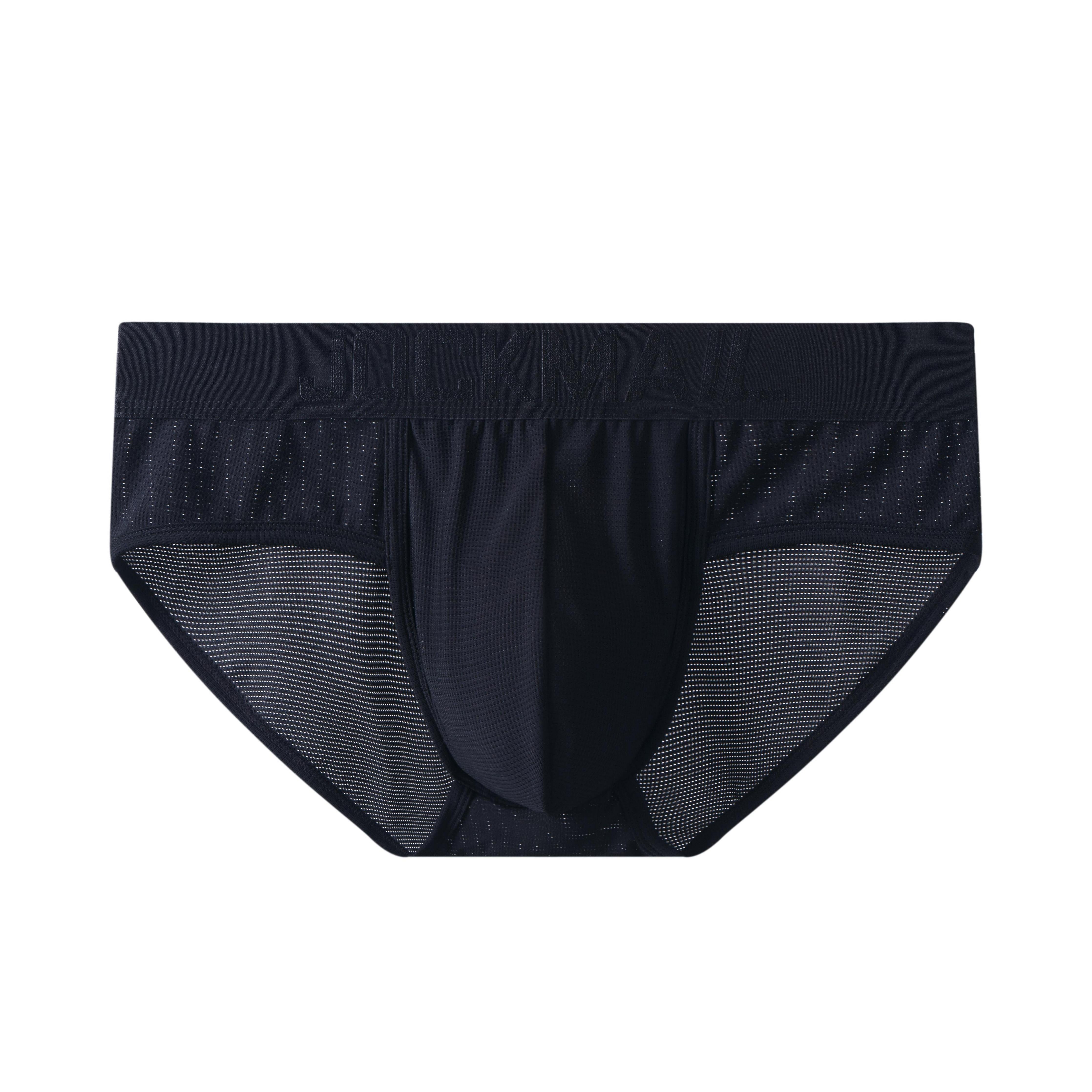 Men's JOCKMAIL JM386 - Monochromatic Low-Rise Mesh Brief - JOCKMAIL