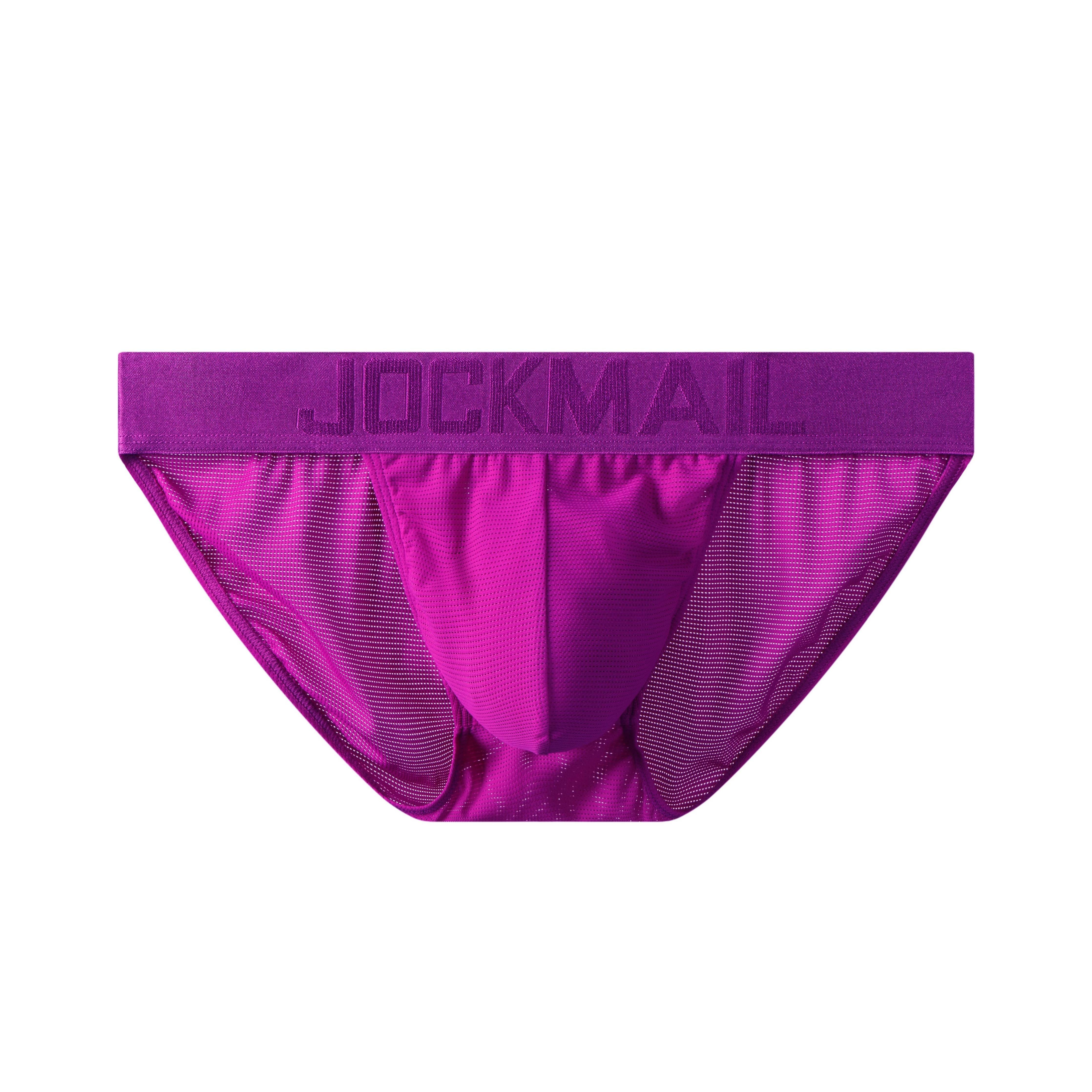 Men's JOCKMAIL JM387 - Monochromatic Mesh Brief - JOCKMAIL