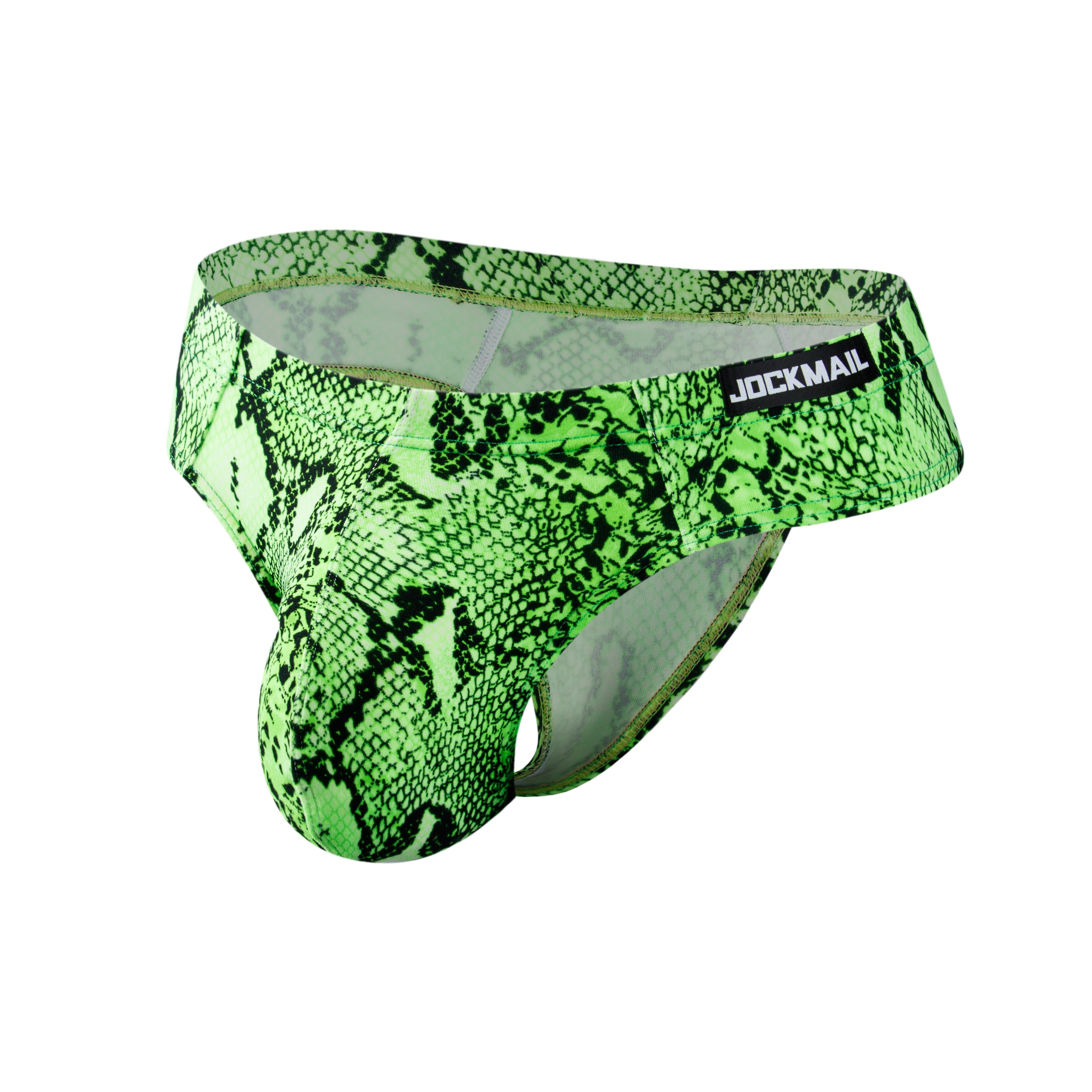 Men's JOCKMAIL JM395 - Leopard/Snake Skin Thong - JOCKMAIL