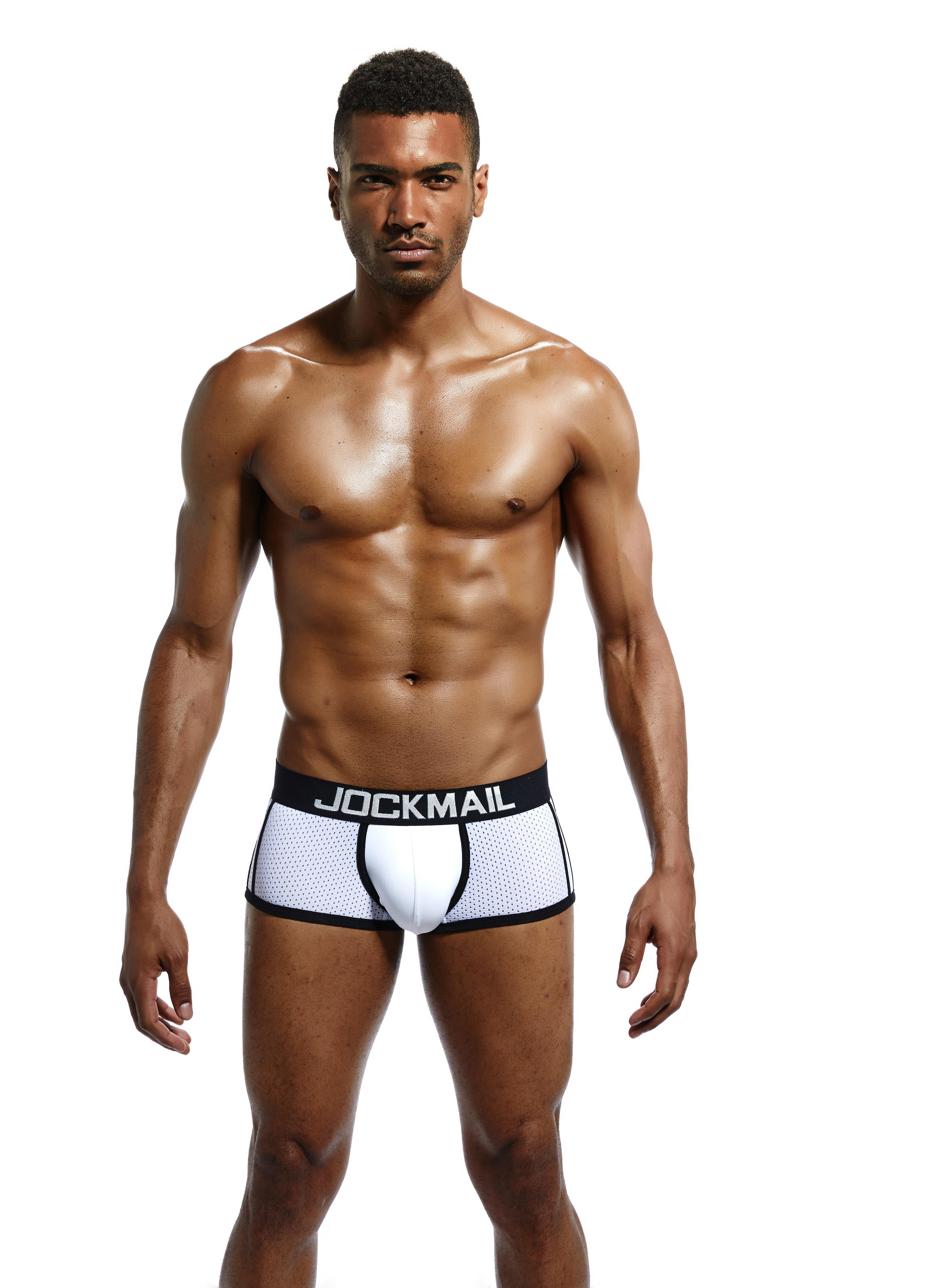 Men's JOCKMAIL JM405 - Cotton/Mesh Boxer - JOCKMAIL