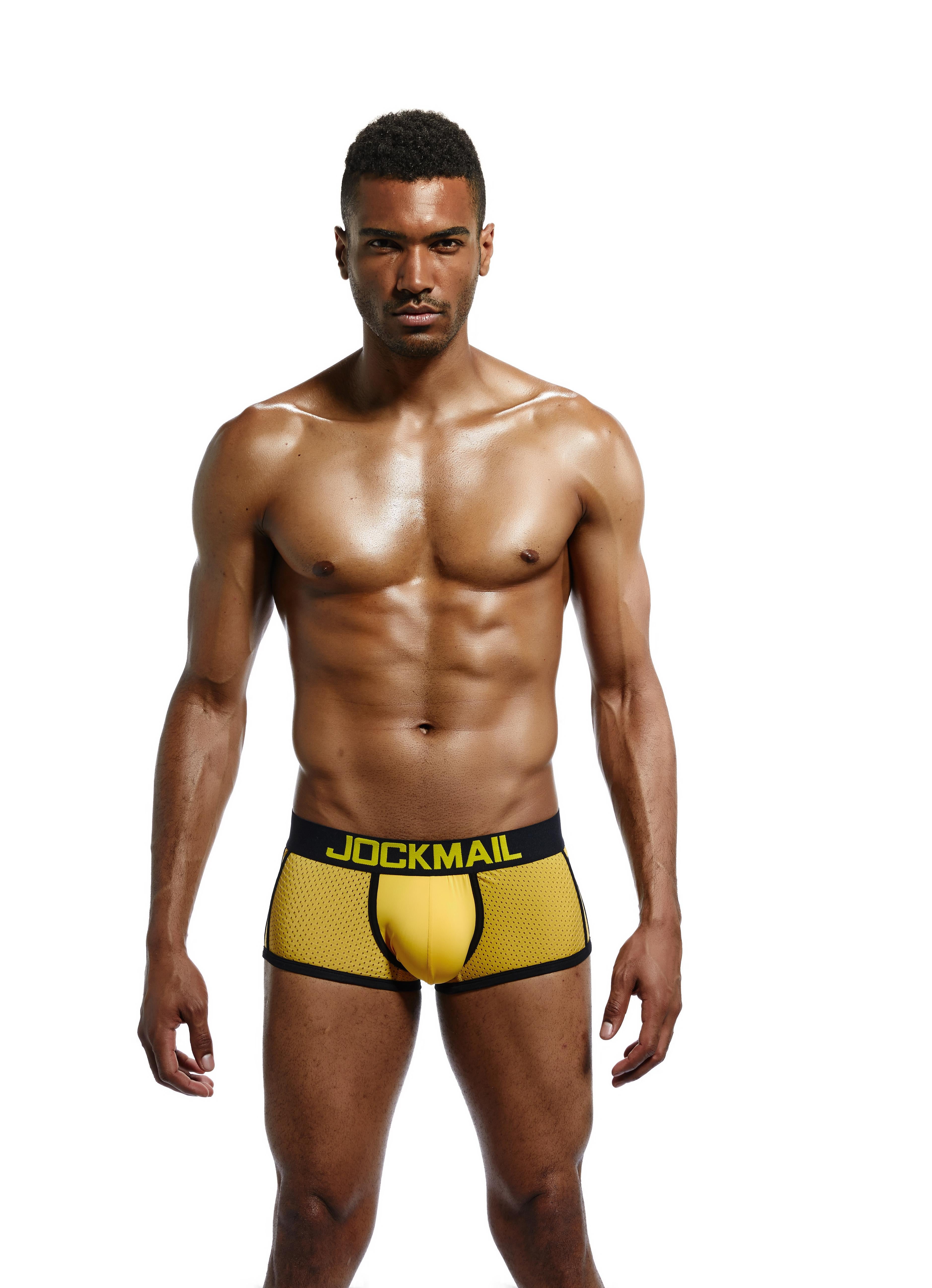 Men's JOCKMAIL JM405 - Cotton/Mesh Boxer - JOCKMAIL