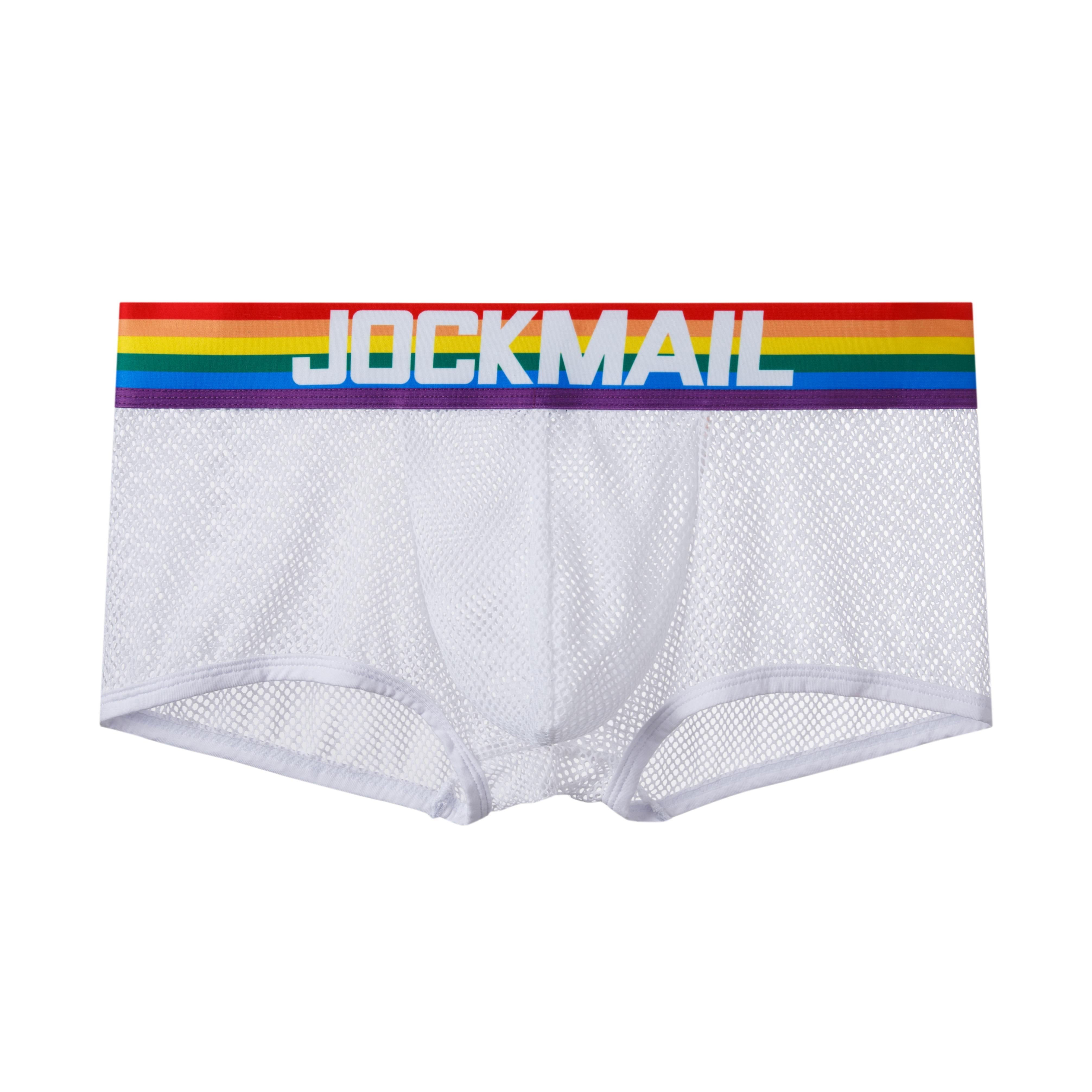 Men's JOCKMAIL JM462 - Mesh Pride Boxer - JOCKMAIL