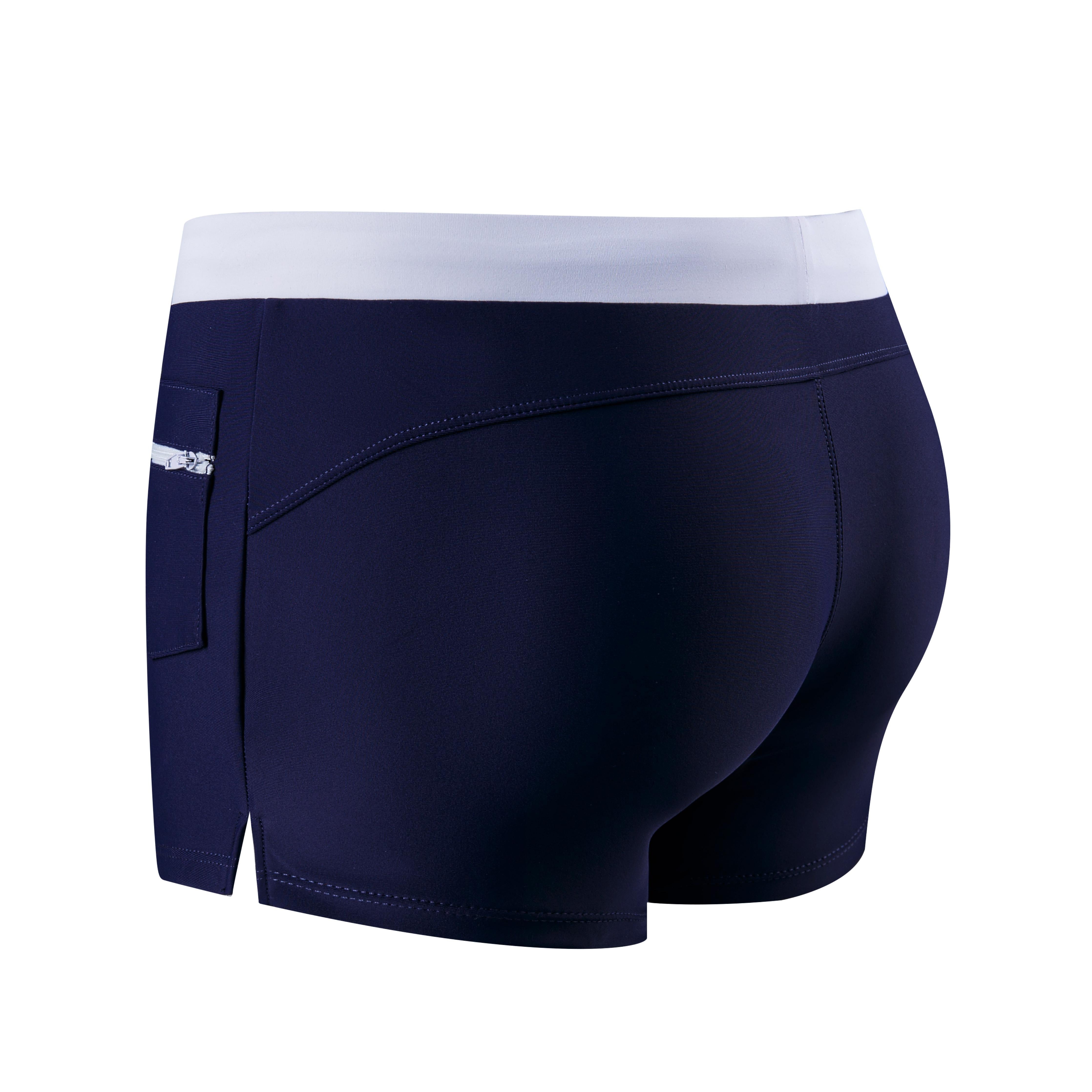 Men's JOCKMAIL JM702 - Two-Tone Enhancing Swim trunk - JOCKMAIL