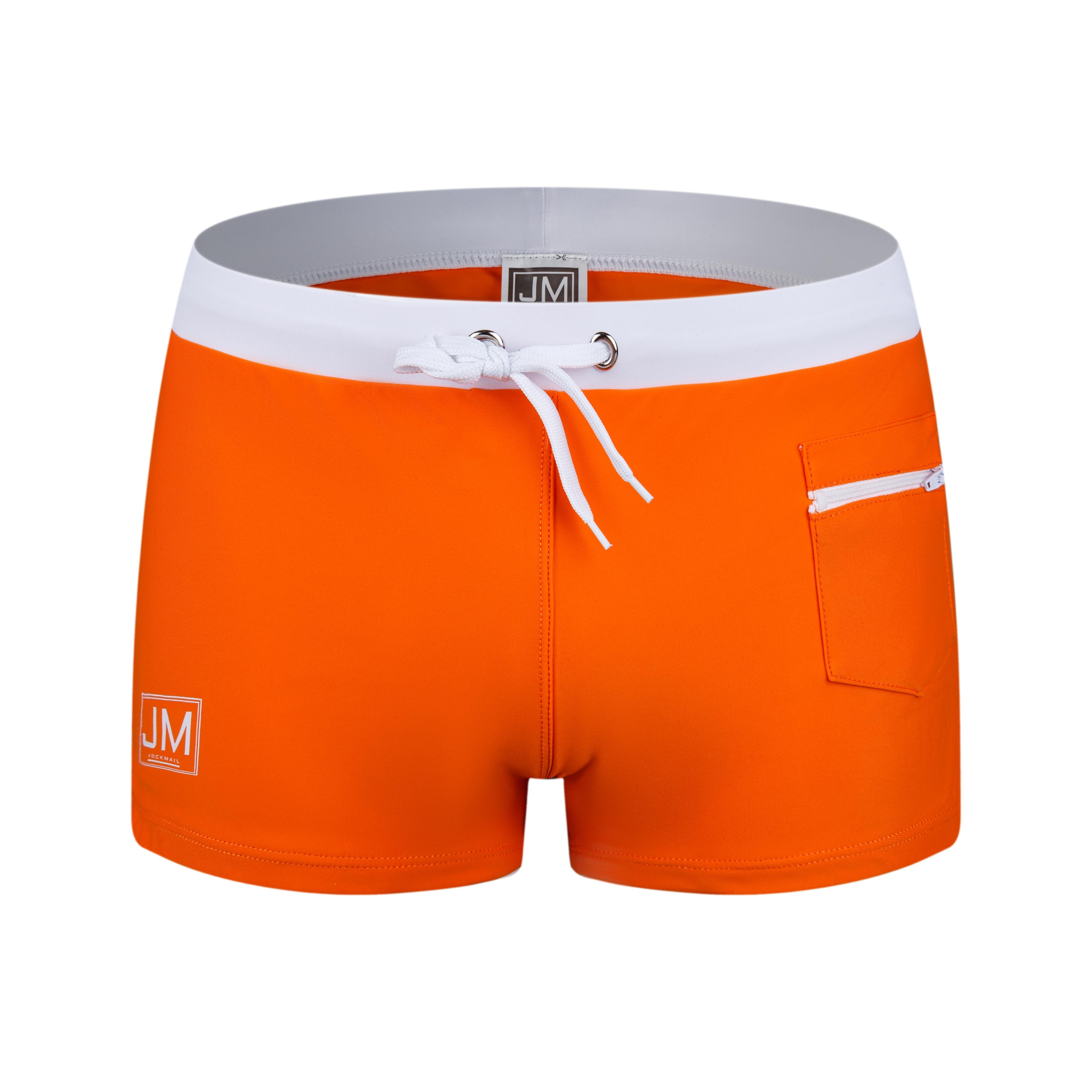 Men's JOCKMAIL JM702 - Two-Tone Enhancing Swim trunk - JOCKMAIL