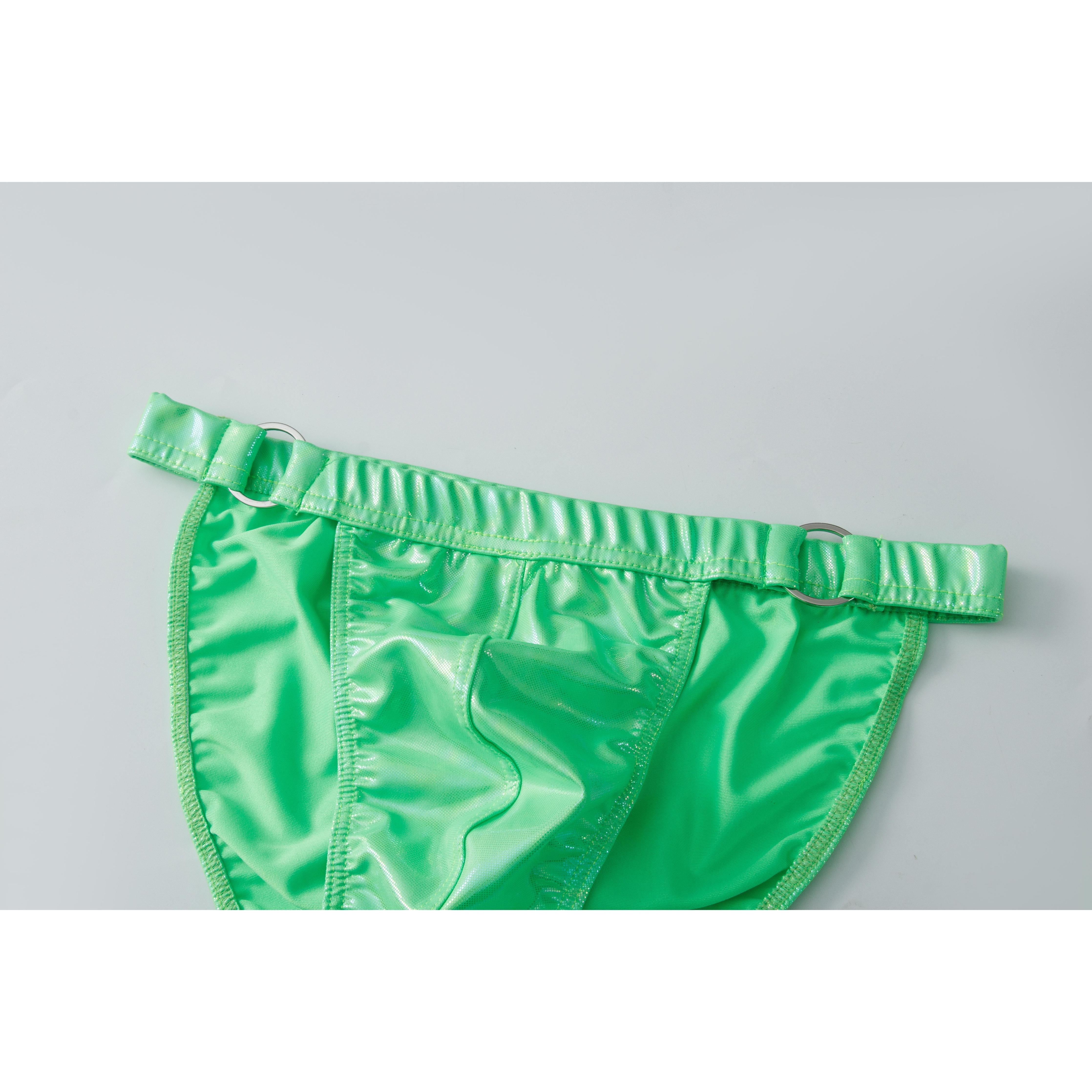 Men's JOCKMAIL JM796 - Iridescent Neon Swim Brief - JOCKMAIL