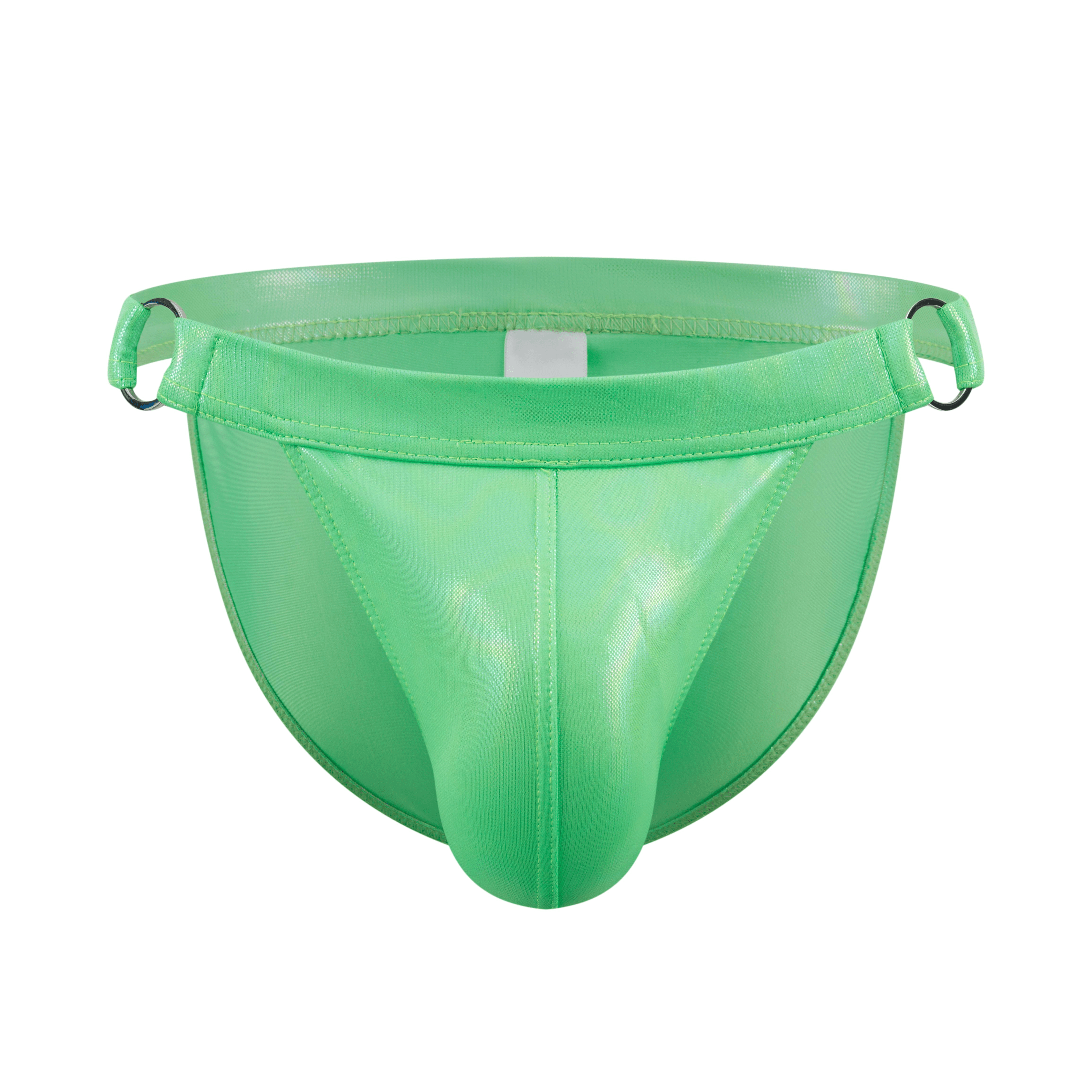 Men's JOCKMAIL JM796 - Iridescent Neon Swim Brief - JOCKMAIL