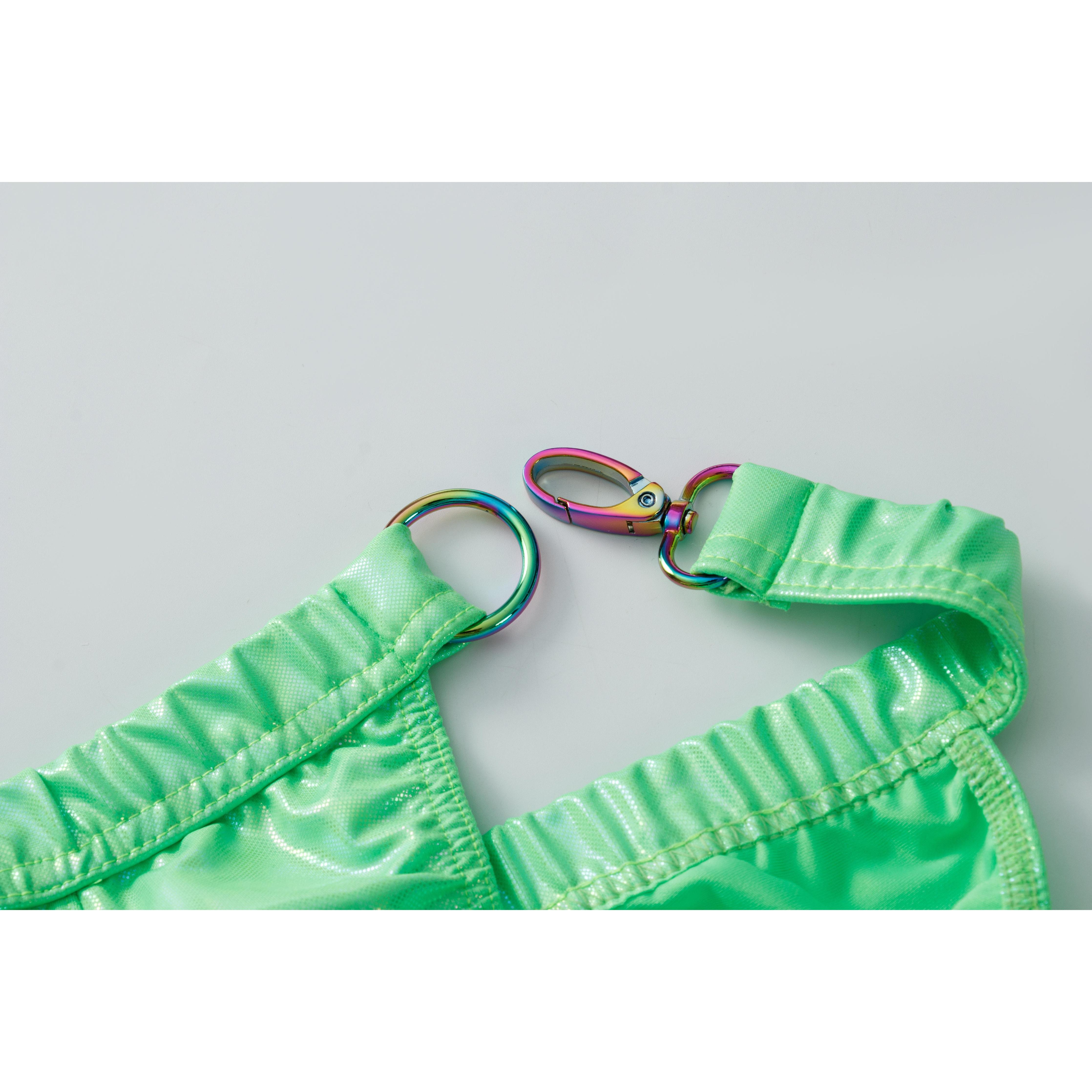 Men's JOCKMAIL JM797 - Iridescent Hook Swim Brief - JOCKMAIL