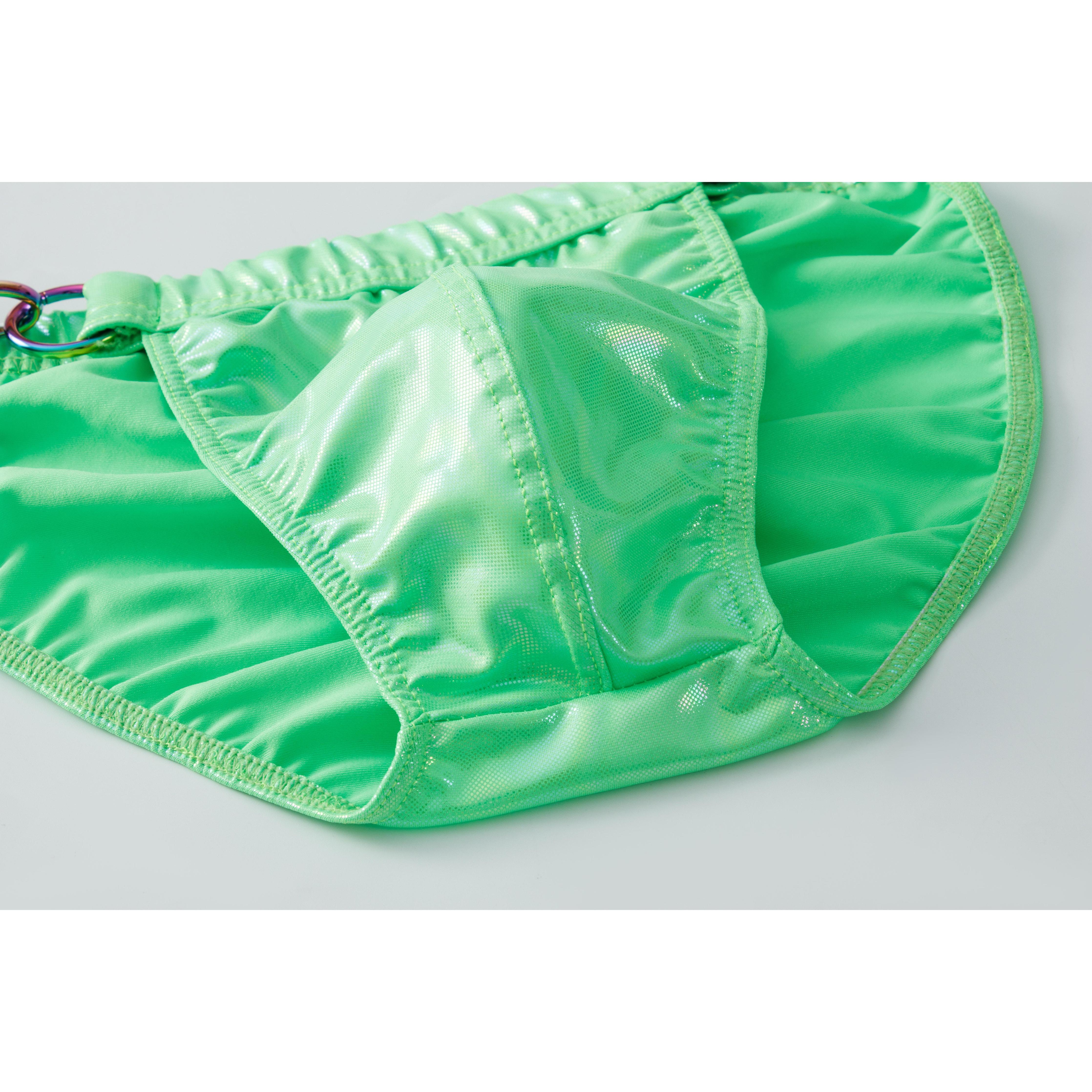 Men's JOCKMAIL JM797 - Iridescent Hook Swim Brief - JOCKMAIL