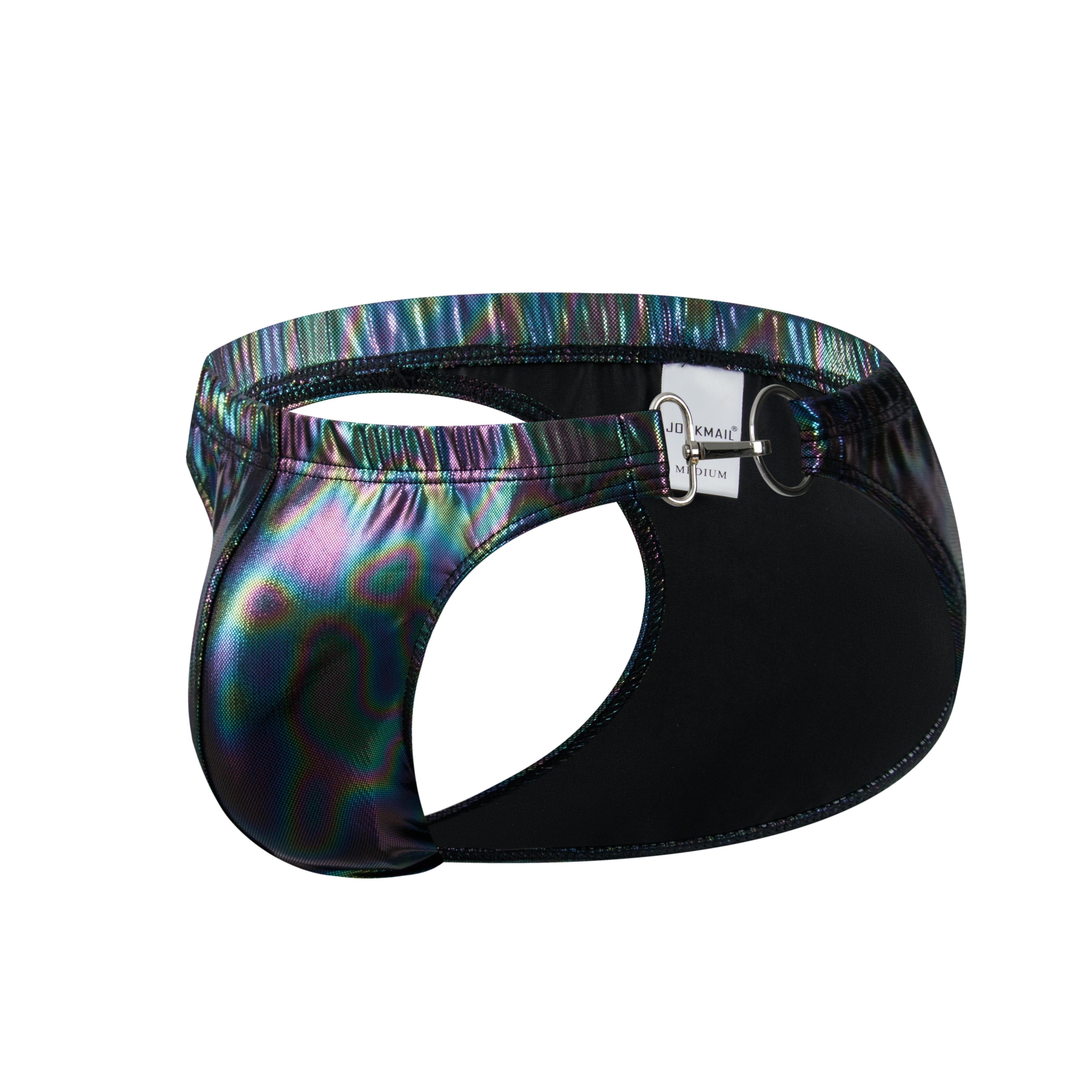 Men's JOCKMAIL JM798 - IRIDESCENT HOOK SWIM BRIEF - JOCKMAIL