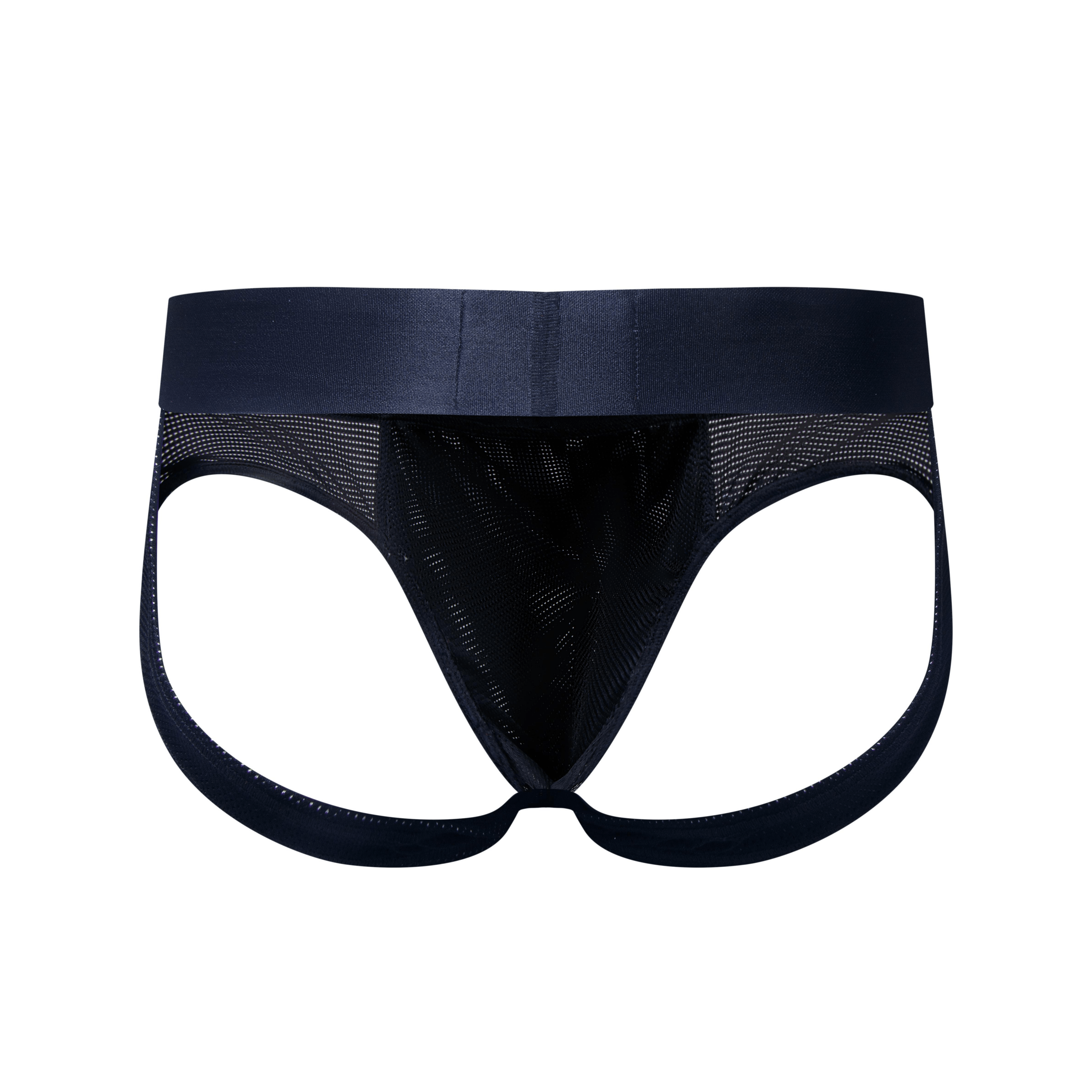 Men's JOCKMAIL JM357 - Neon Monochromatic Backless Brief