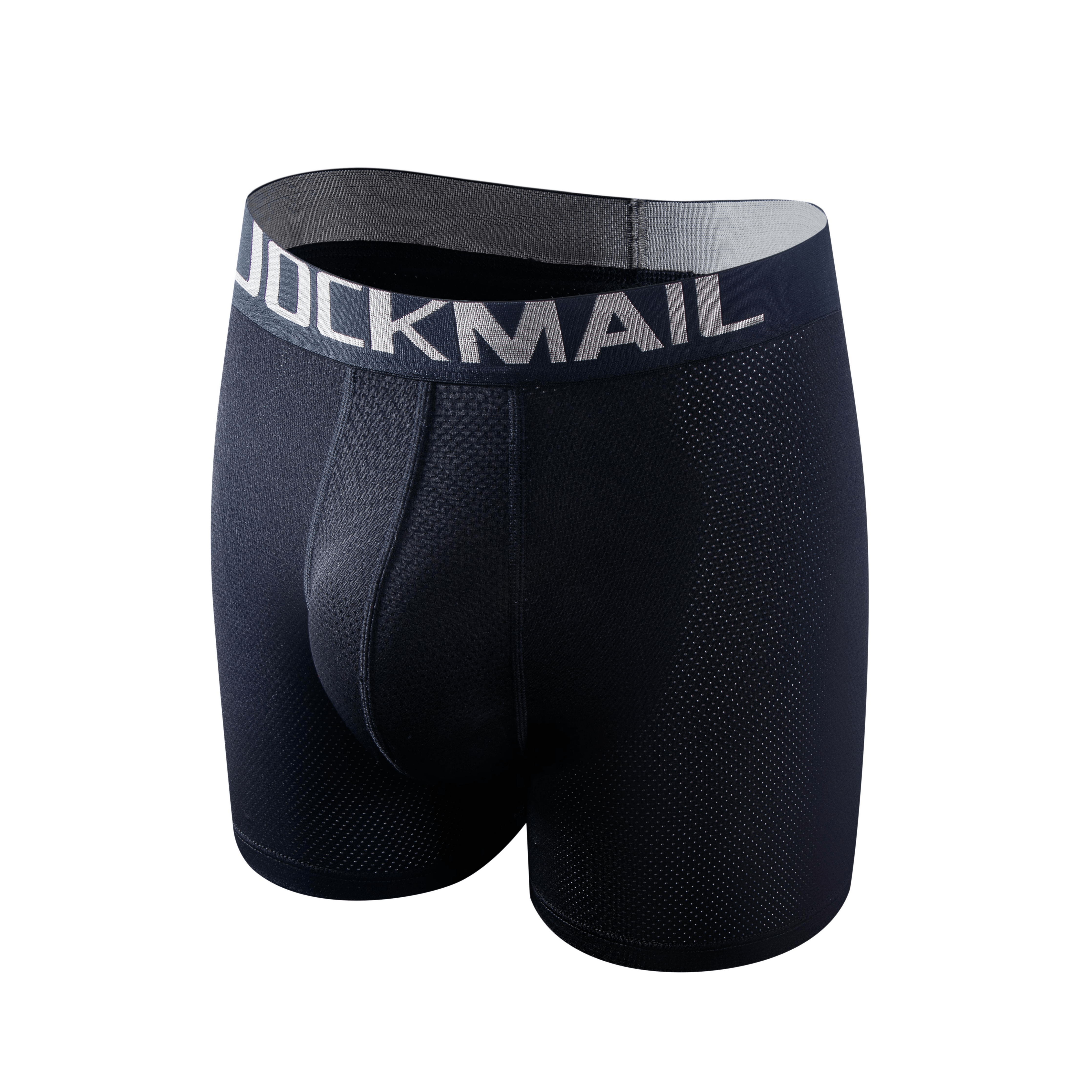 Men's JOCKMAIL JM468 - Open Front Mesh Boxer