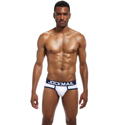 Men's JOCKMAIL JM322 - Blue - Navy - White