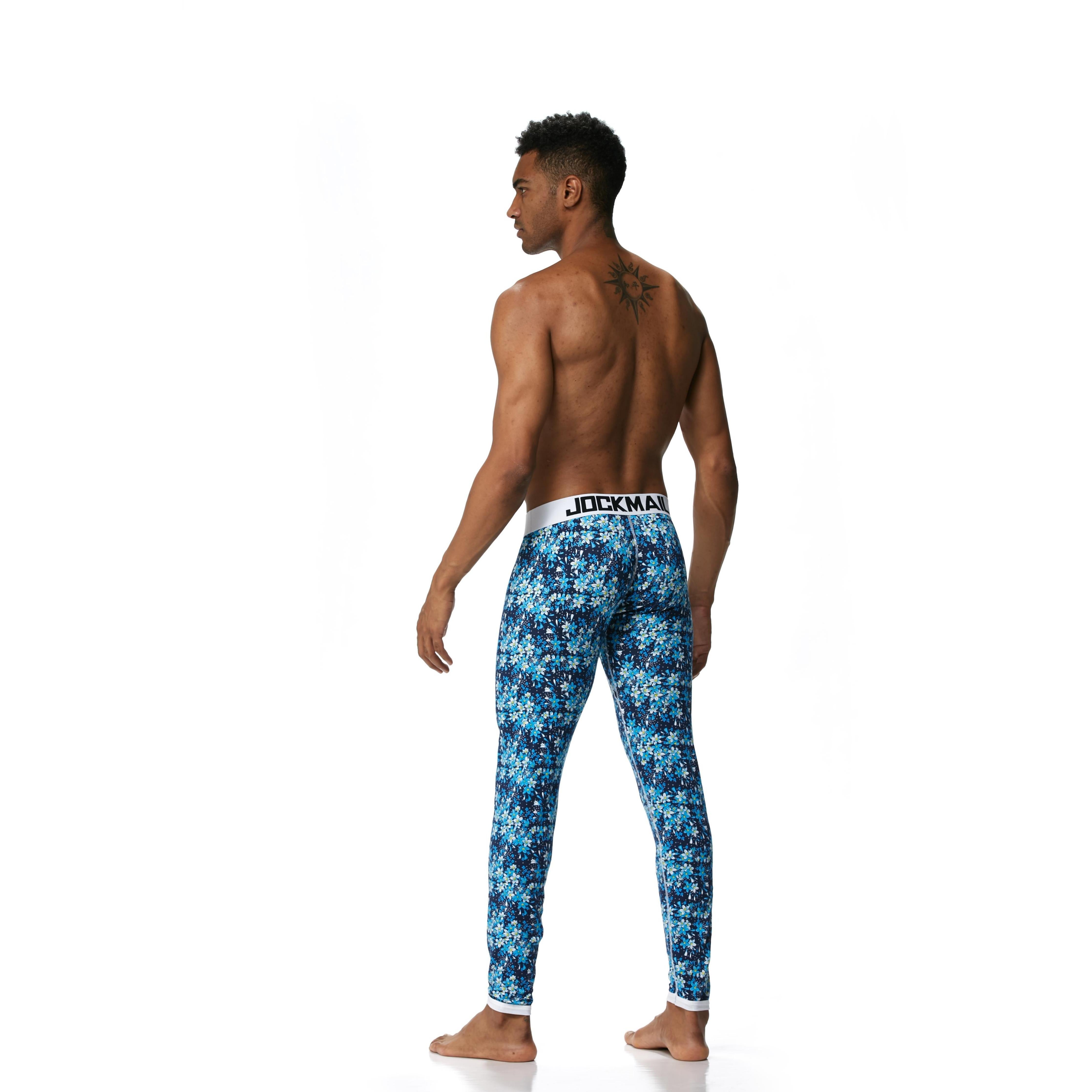 Men's JOCKMAIL JM1105 - Floral Longjohn - JOCKMAIL