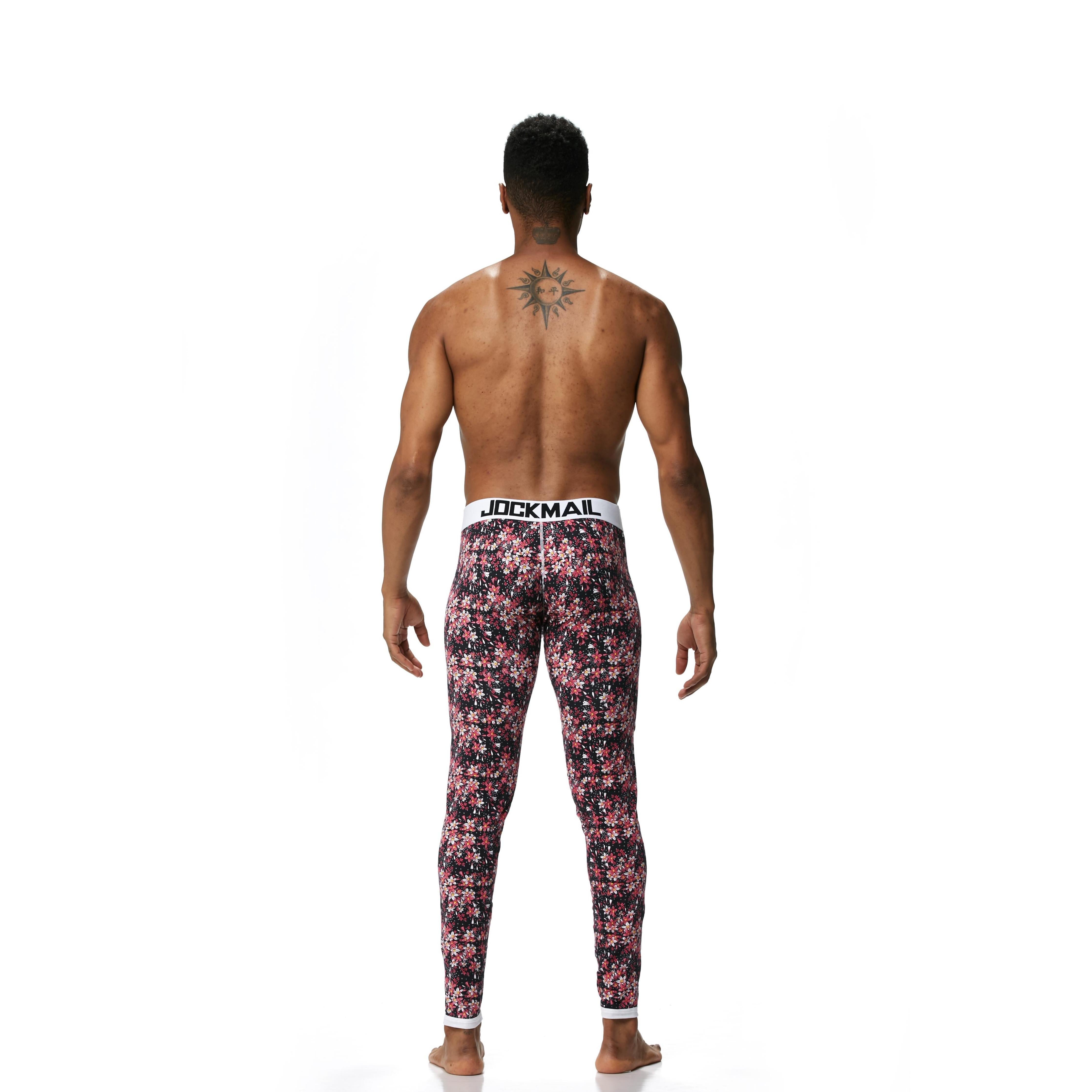 Men's JOCKMAIL JM1105 - Floral Longjohn - JOCKMAIL