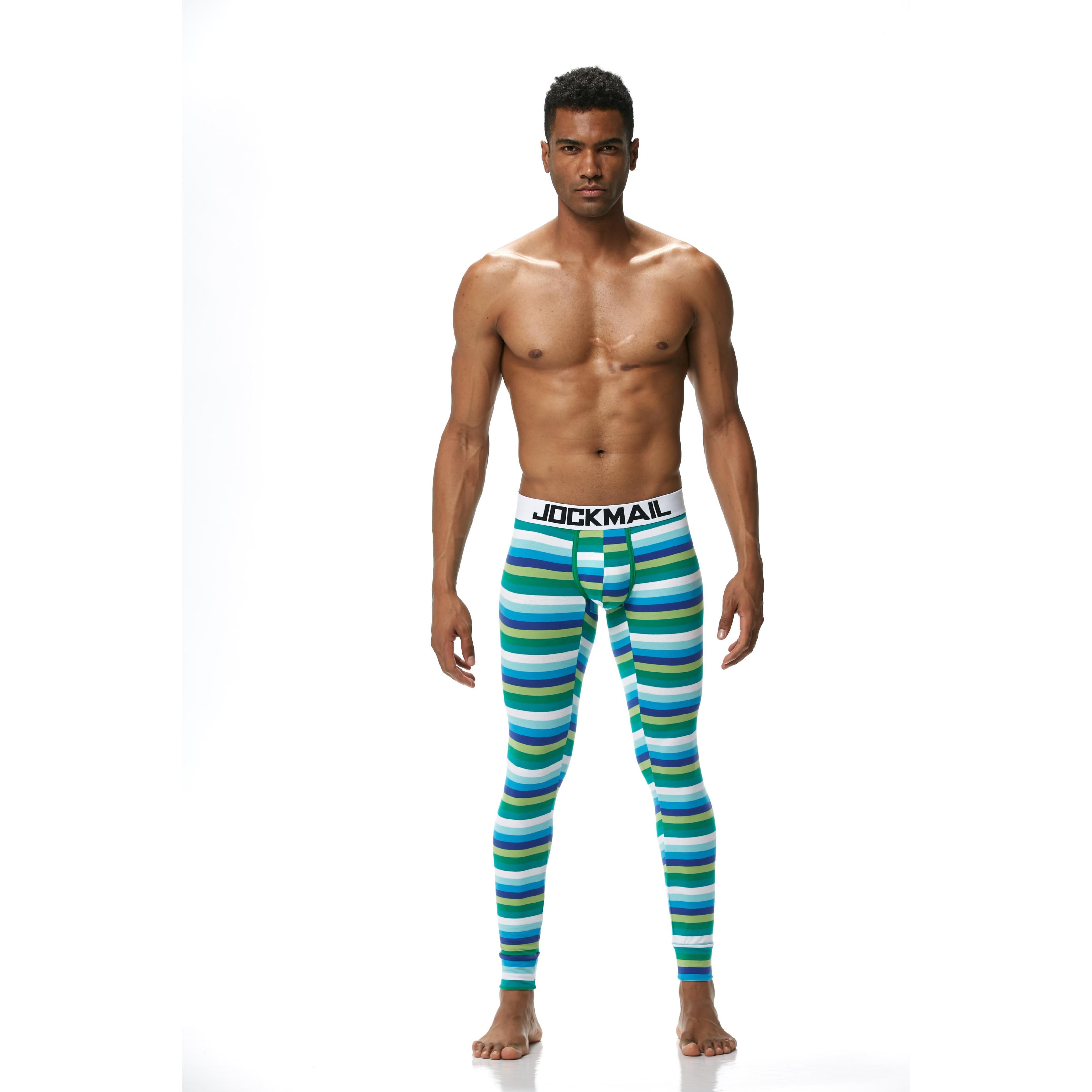 Men's JOCKMAIL JM1106 - Stripe Longjohn - JOCKMAIL