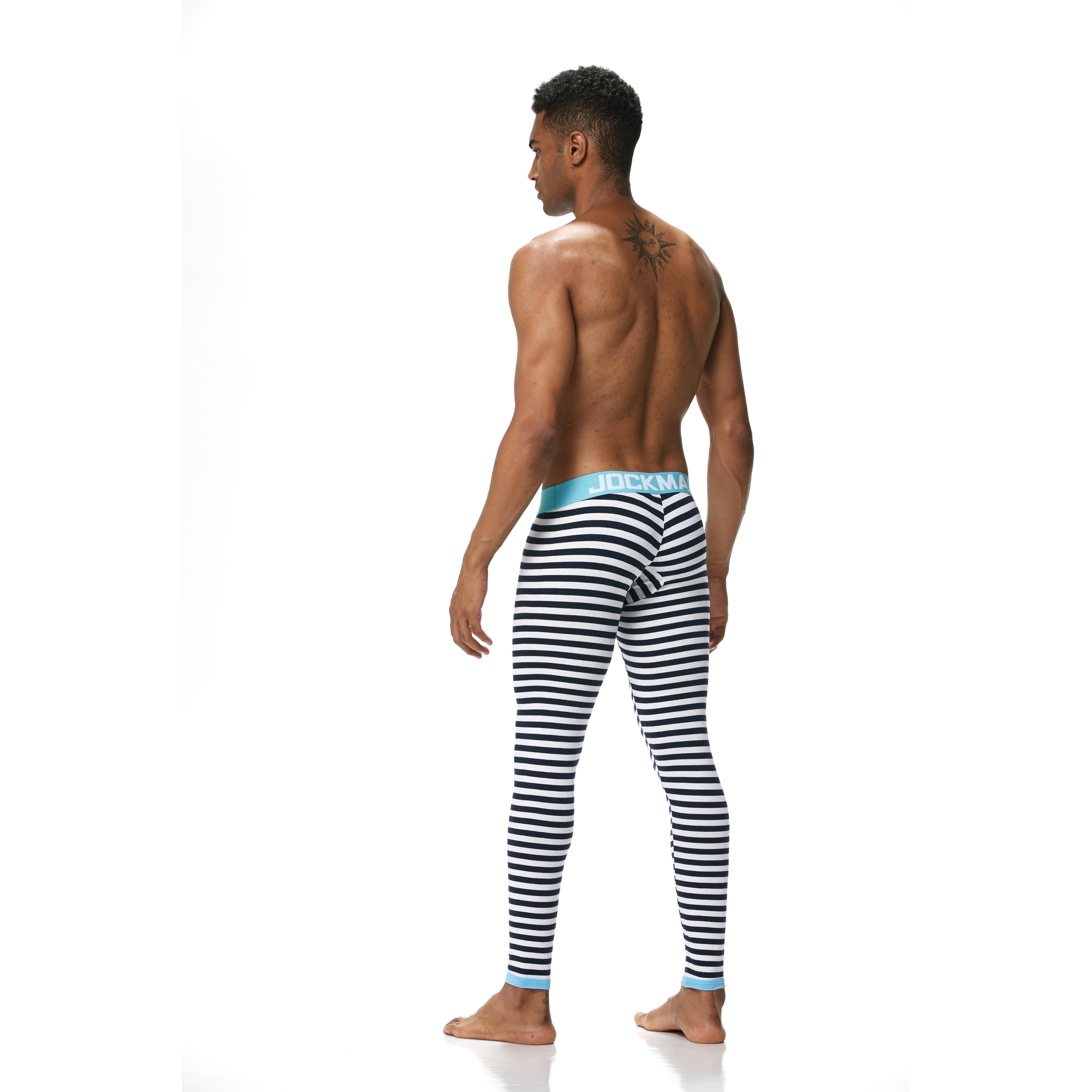 Men's JOCKMAIL JM1107 - Striped Longjohn - JOCKMAIL