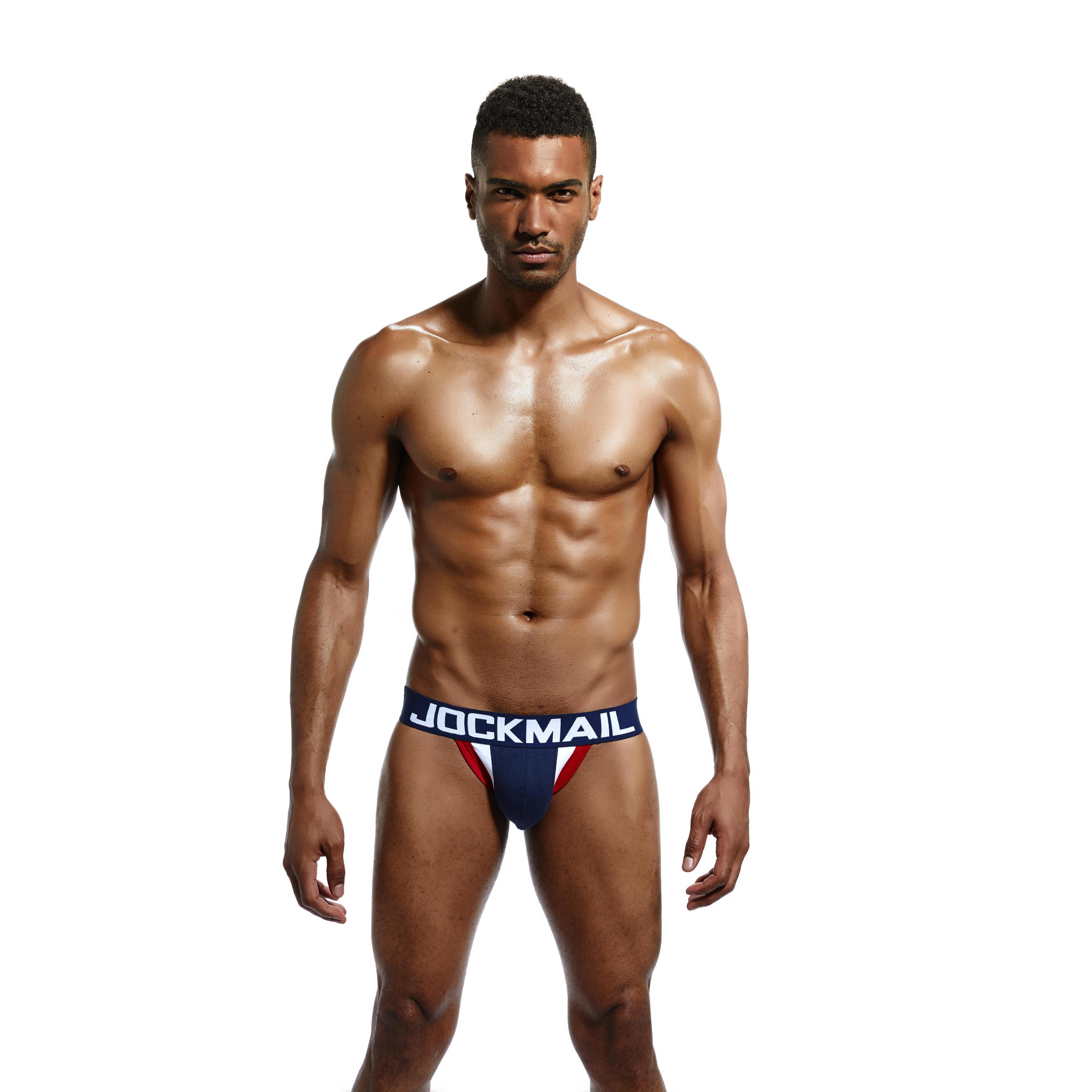 Men's JOCKMAIL JM212 - Tri-tone Jockstrap - JOCKMAIL