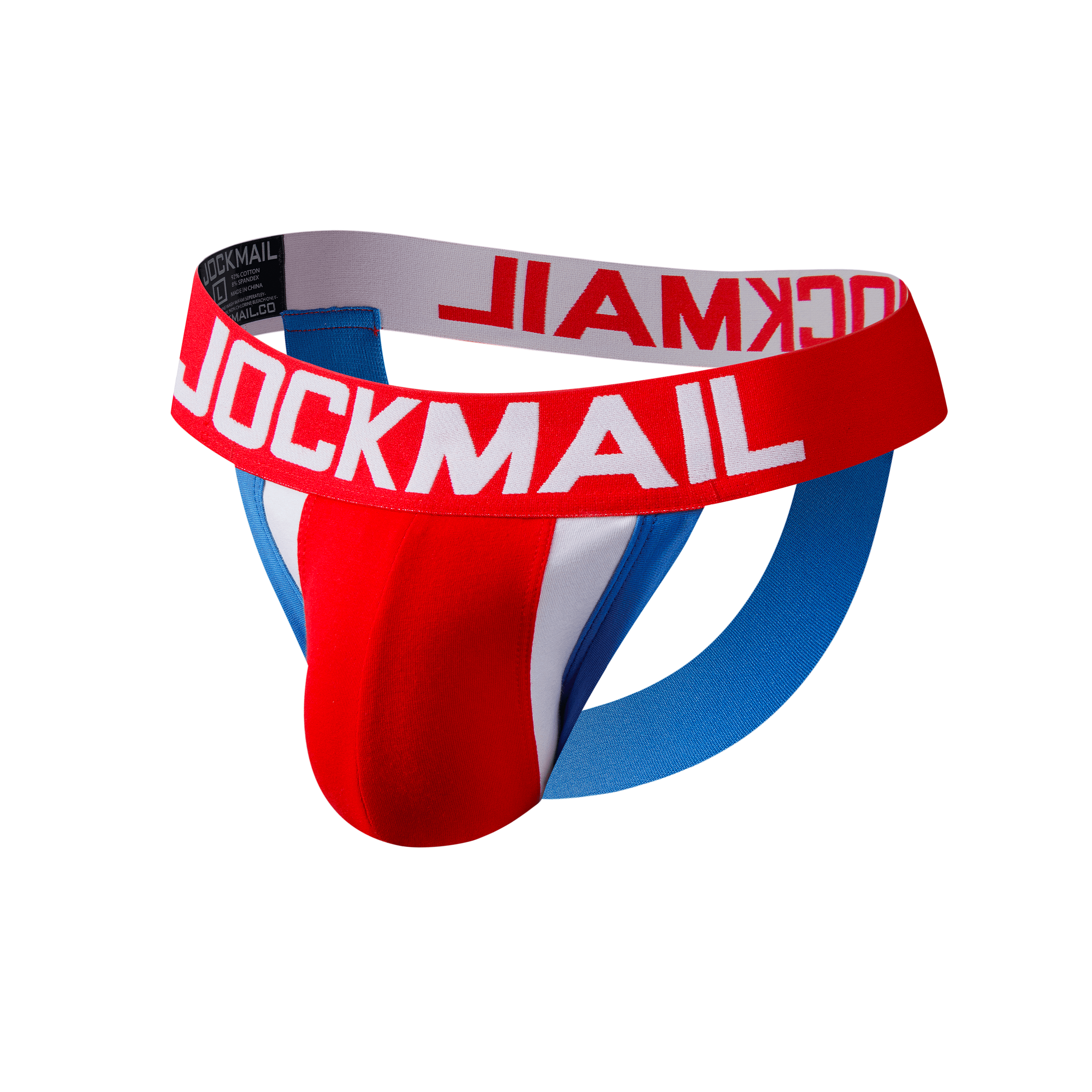 Men's JOCKMAIL JM212 - Tri-tone Jockstrap - JOCKMAIL