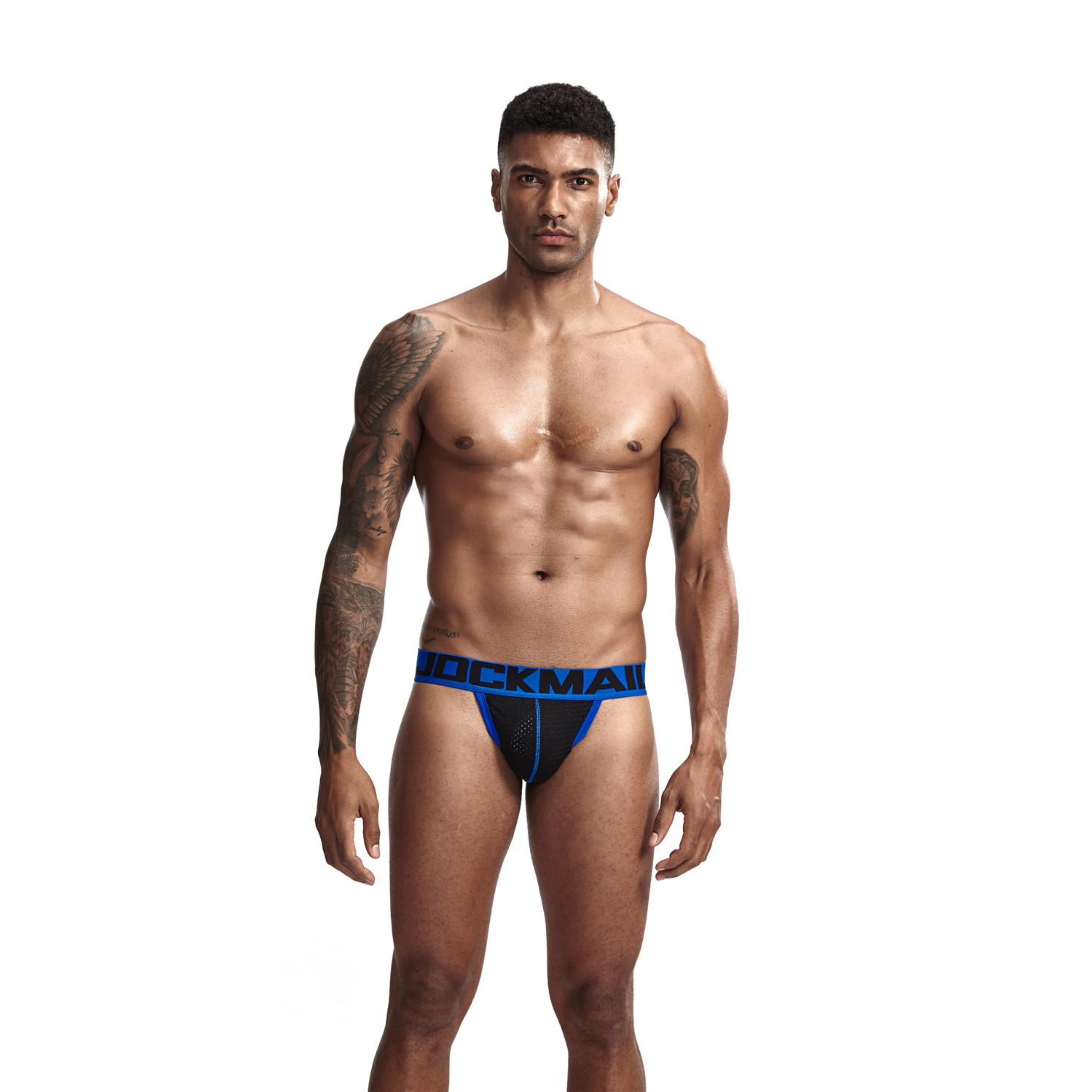 Men's JOCKMAIL JM218 - Mesh Jockstrap - JOCKMAIL