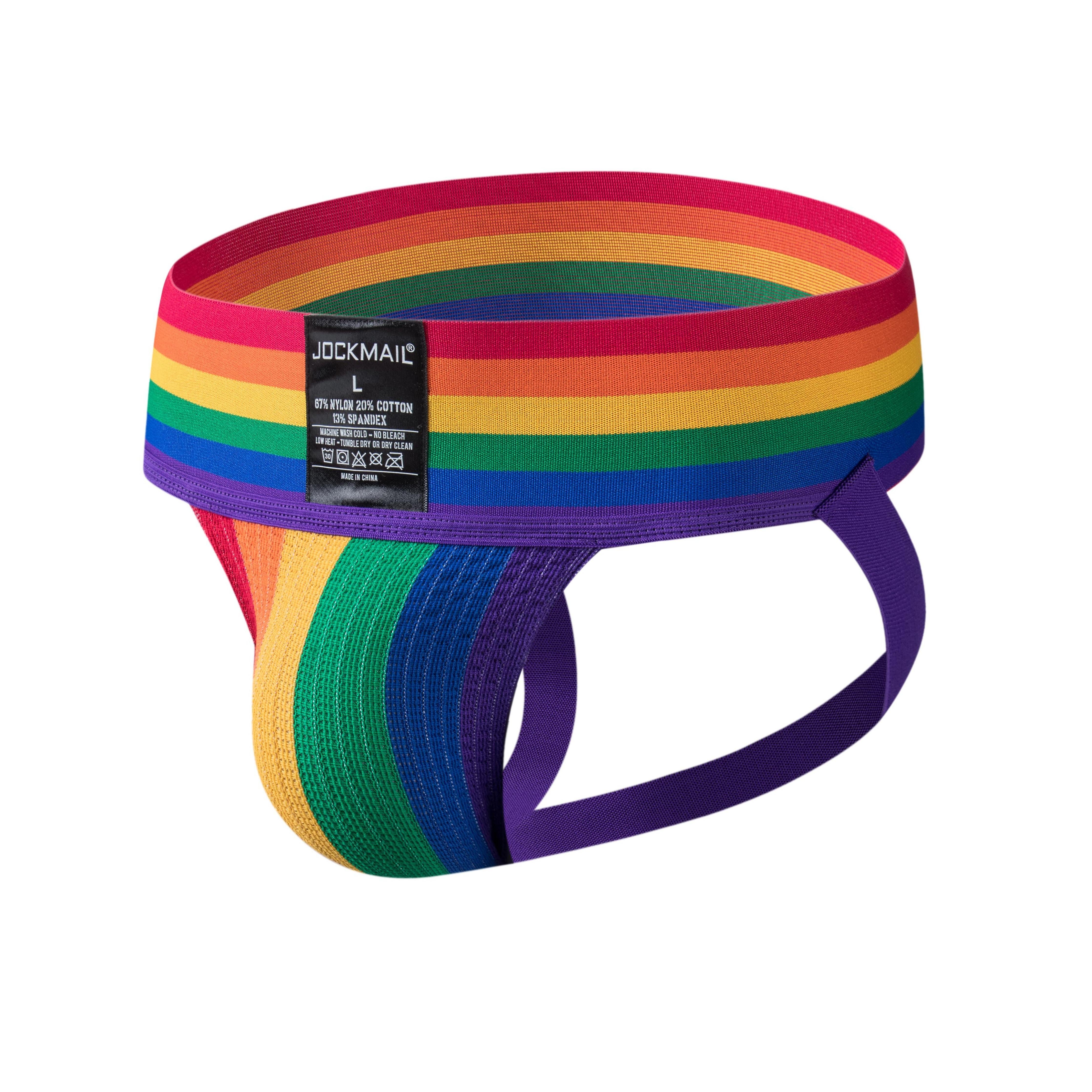 Men's JOCKMAIL JM235 - Old School Pride Jockstrap - JOCKMAIL