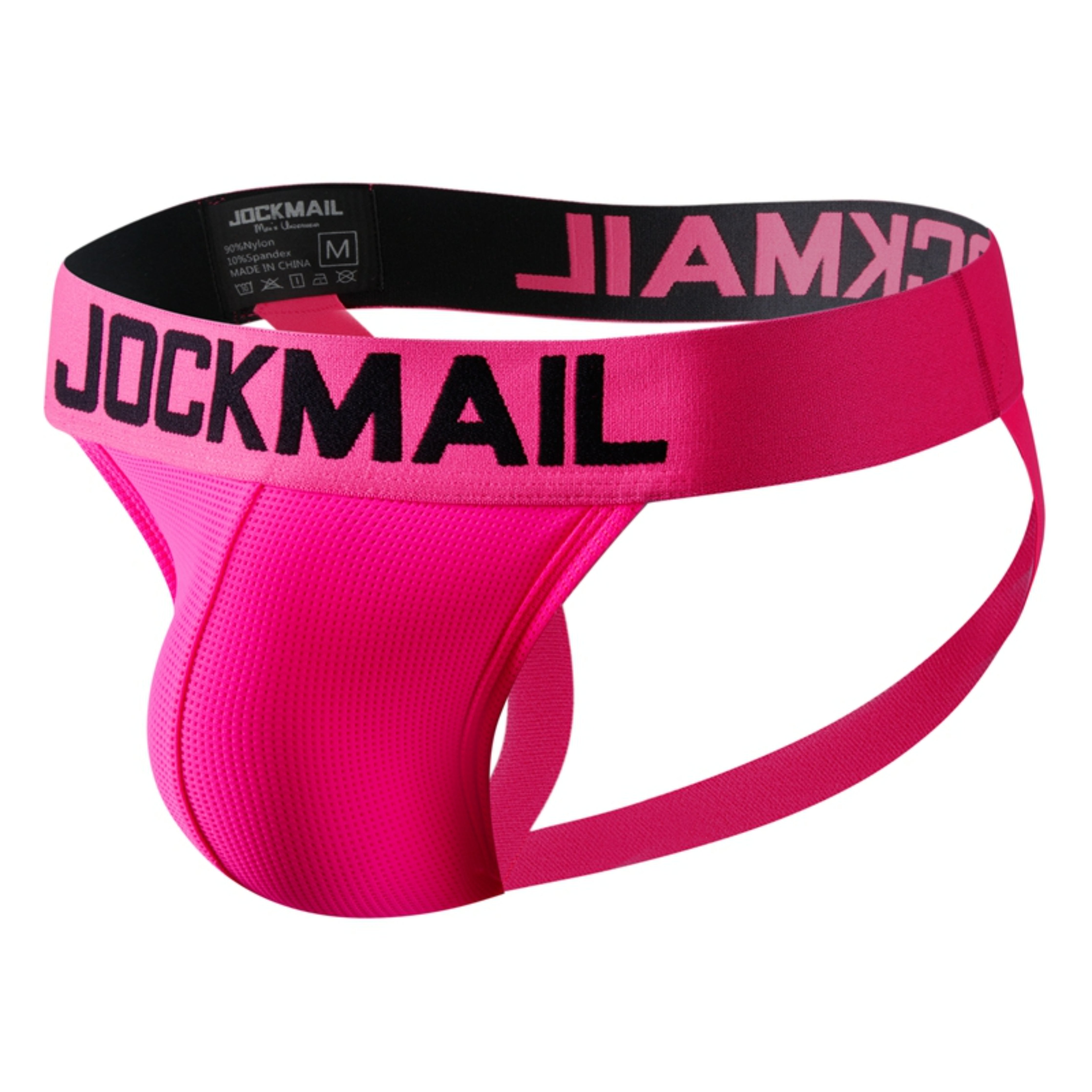 JOCKMAIL Men's Underwear Thong Jockstrap Breathable Mesh Jock Strap Homme  Slip