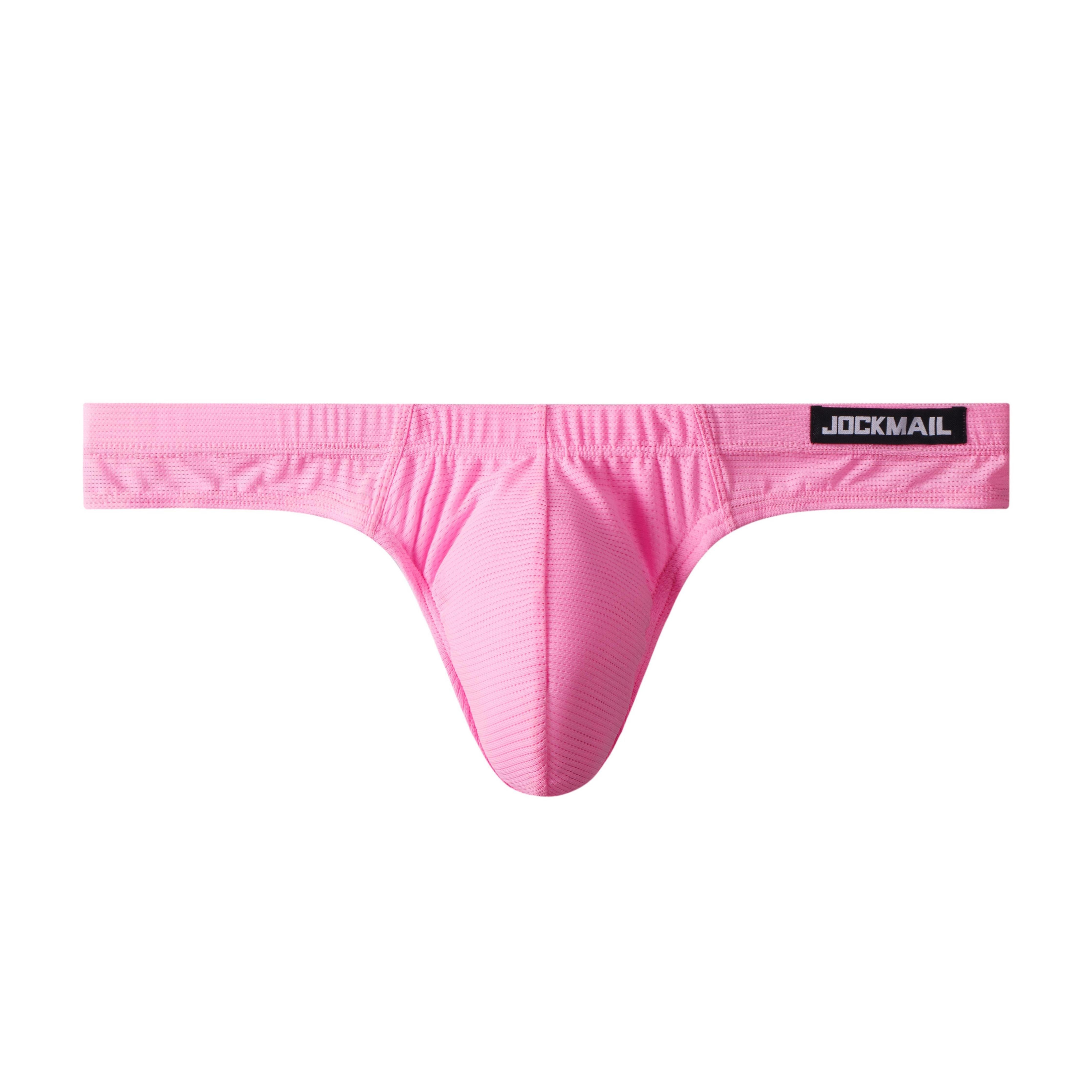 JOCKLAND Men's Jockstrap Thong Underwear, Breathable Cotton Low Rise Bulge  Enhancing Underwear Brief Ultra Soft Underpants Pink at  Men's  Clothing store