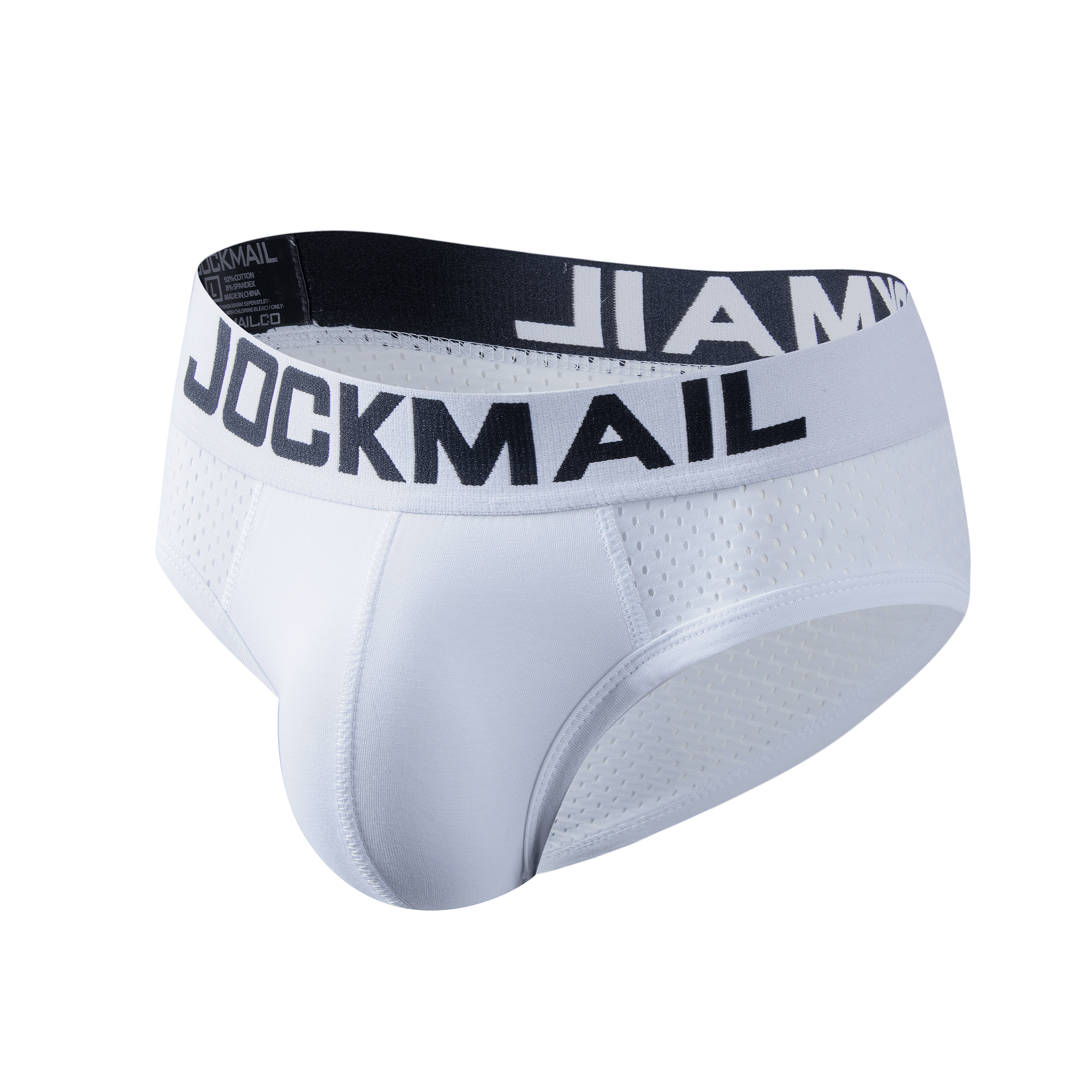 Men's JOCKMAIL JM319 - Half Mesh Brief - JOCKMAIL